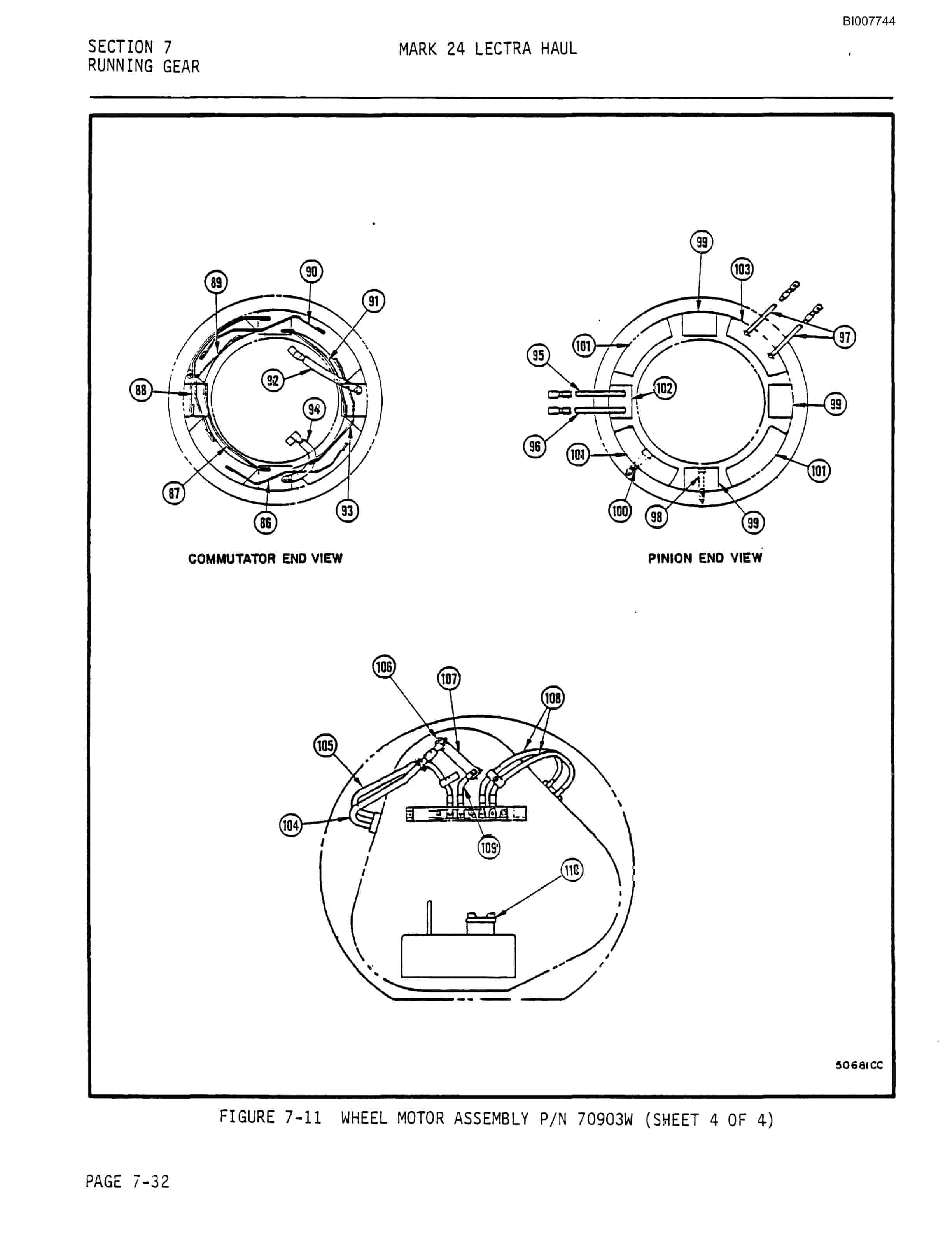 Bucyrus Mark 24 Illustrated Parts Catalog BI007744-5