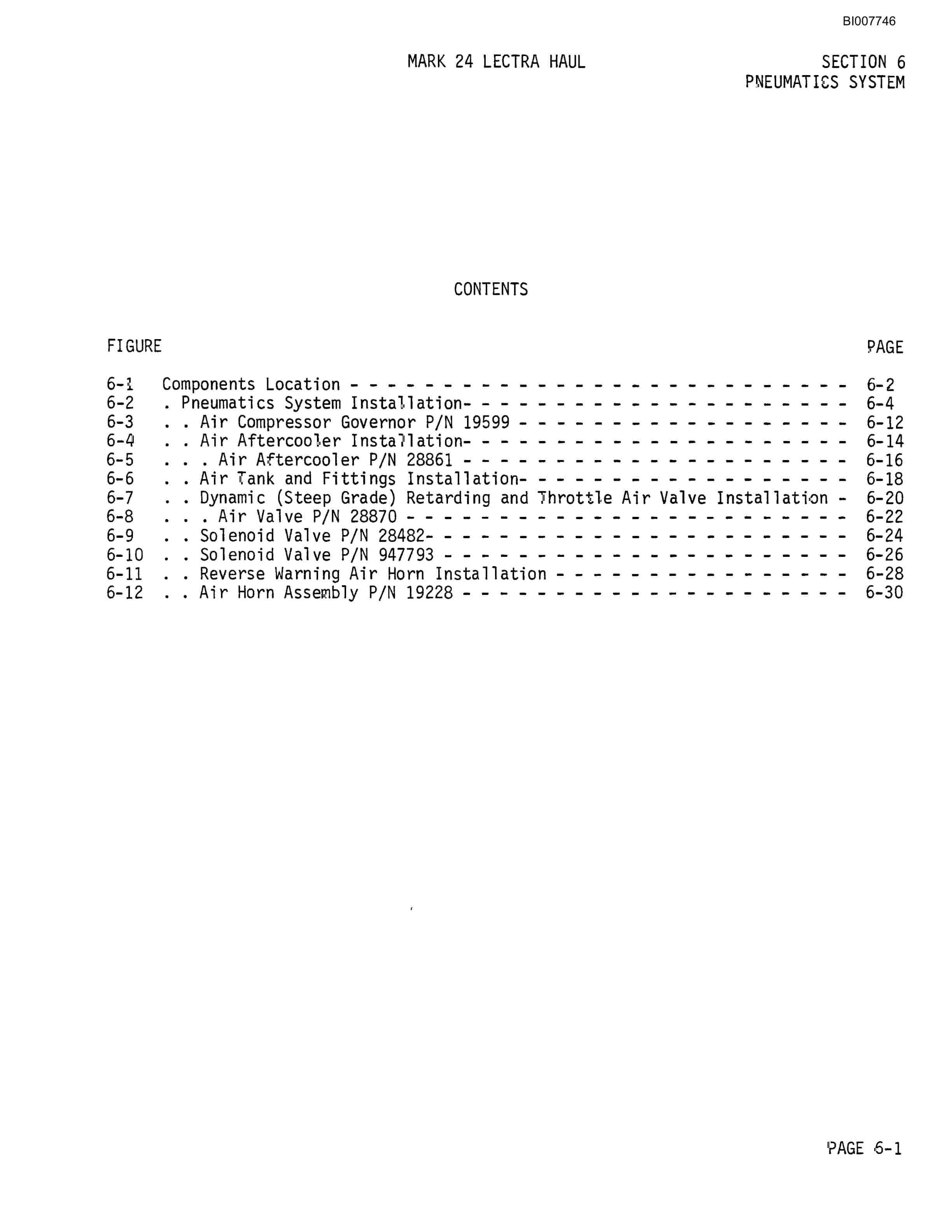 Bucyrus Mark 24 Illustrated Parts Catalog BI007746-3