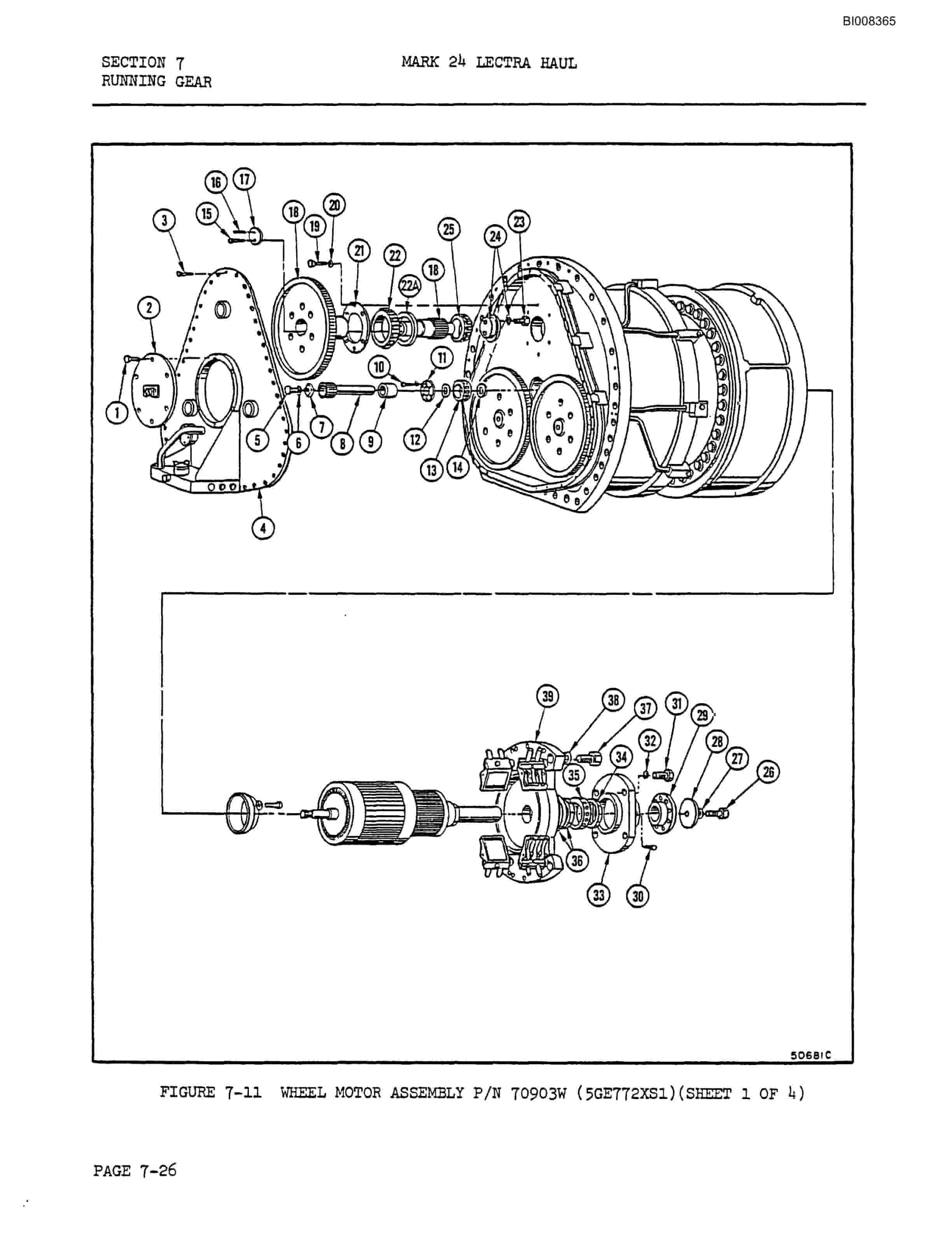 Bucyrus Mark 24 Illustrated Parts Catalog BI008365-5