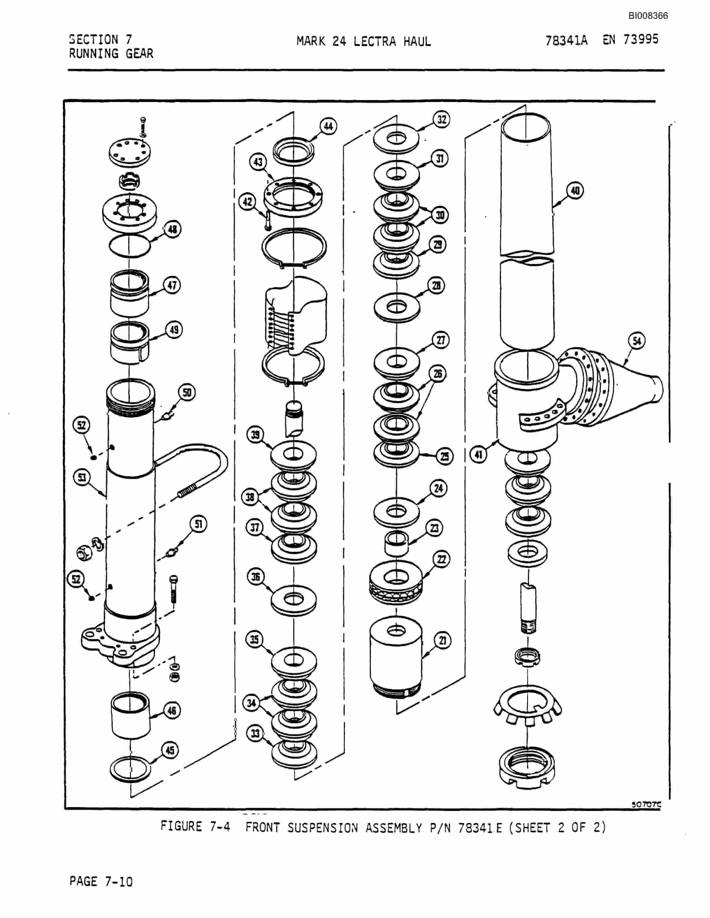 Bucyrus Mark 24 Illustrated Parts Catalog BI008366-4