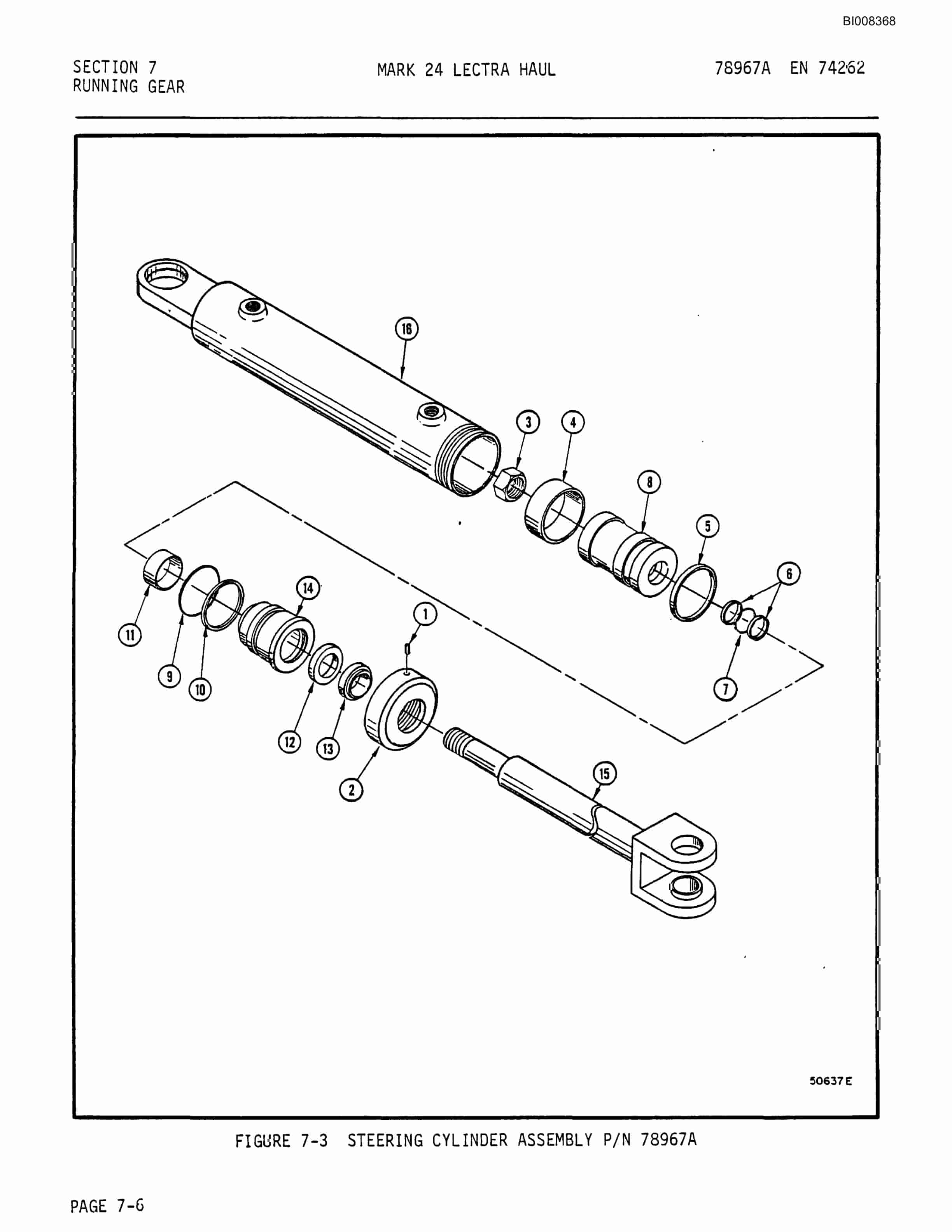 Bucyrus Mark 24 Illustrated Parts Catalog BI008368-4
