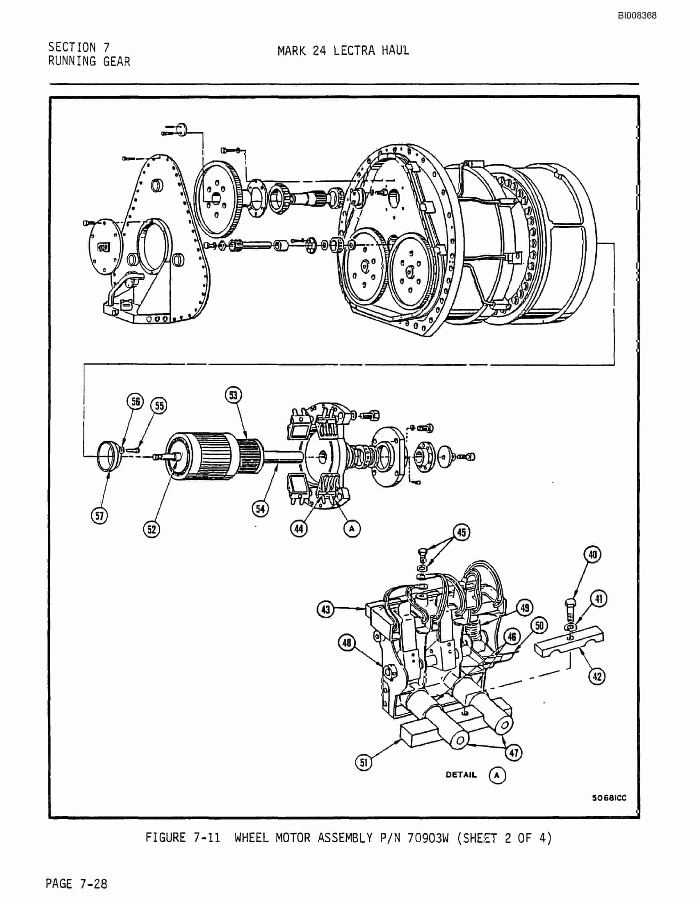 Bucyrus Mark 24 Illustrated Parts Catalog BI008368-5