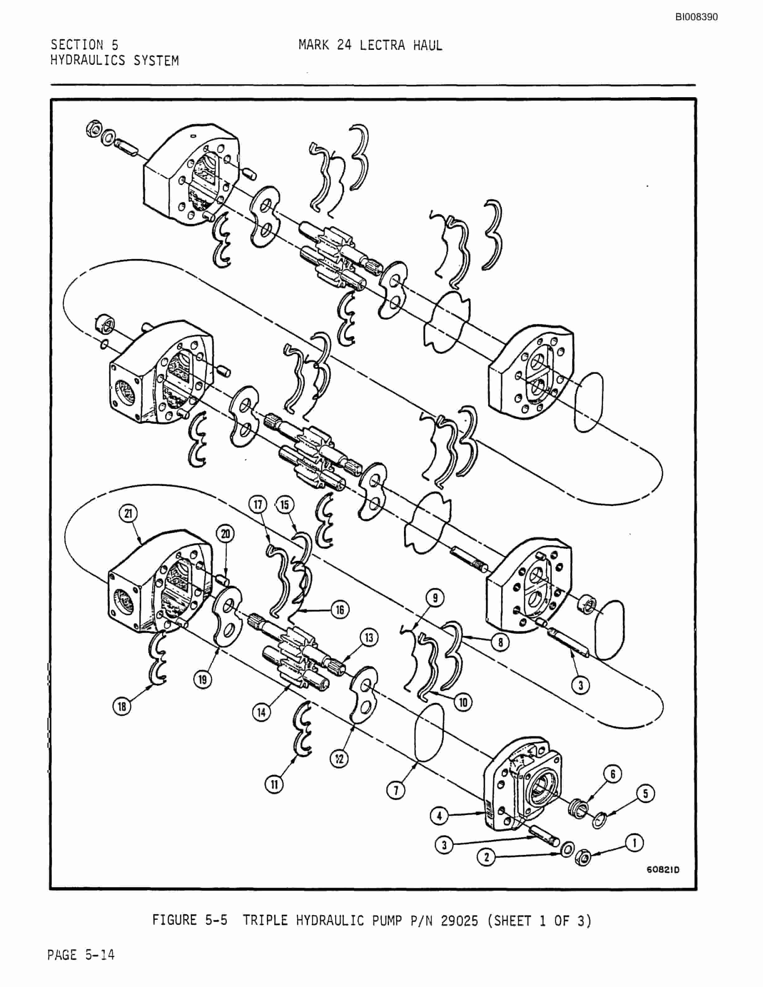 Bucyrus Mark 24 Illustrated Parts Catalog BI008390-3