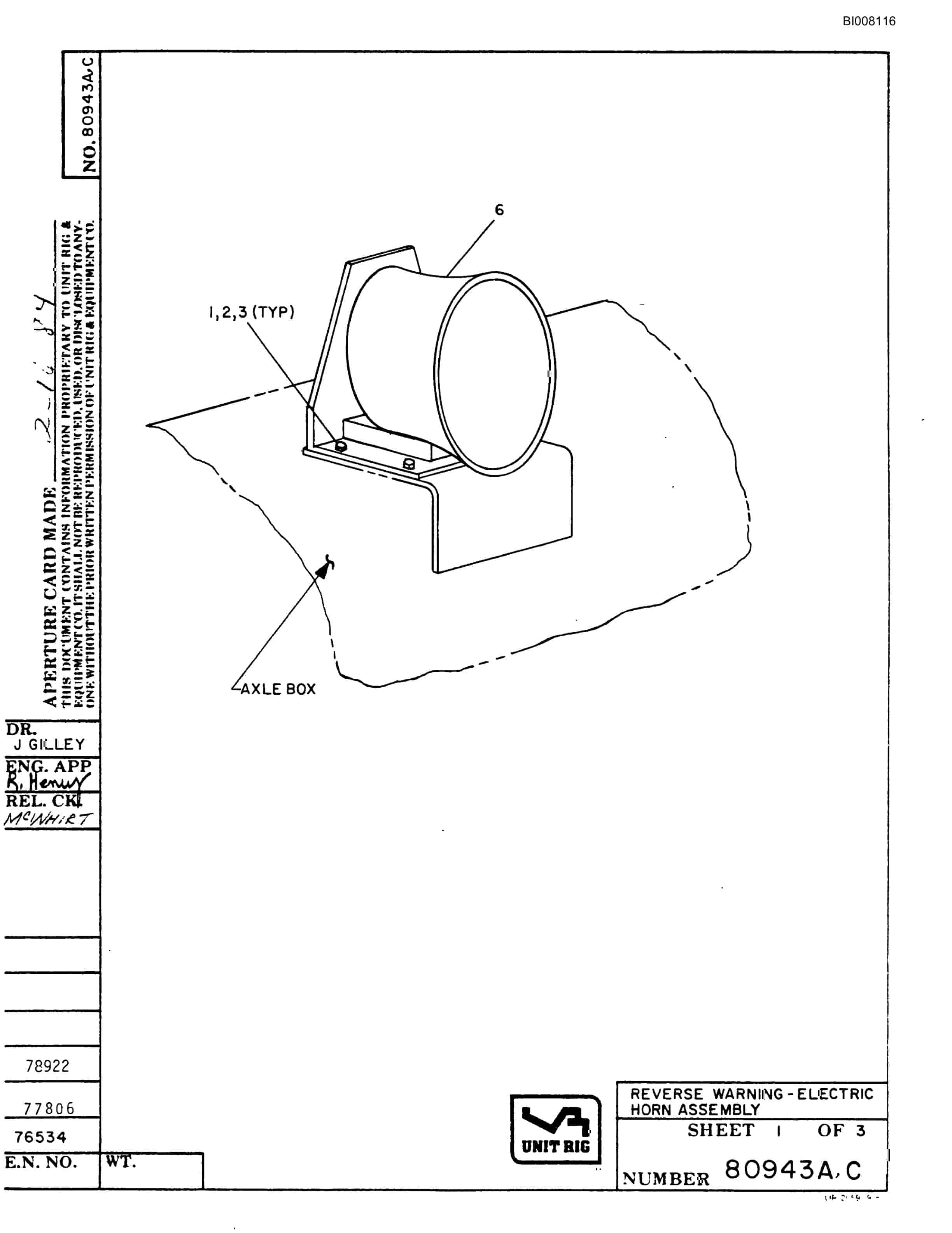 Bucyrus Mark-24 Parts Catalog BI008116-3