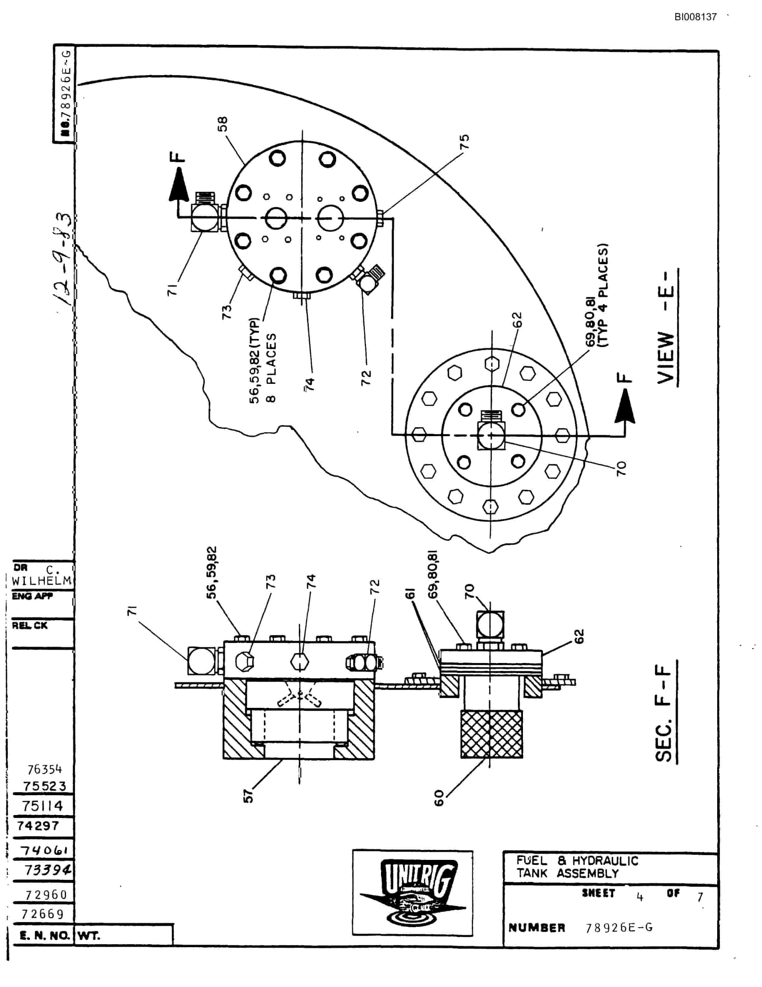 Bucyrus Mark 24 Parts Catalog BI008137-3