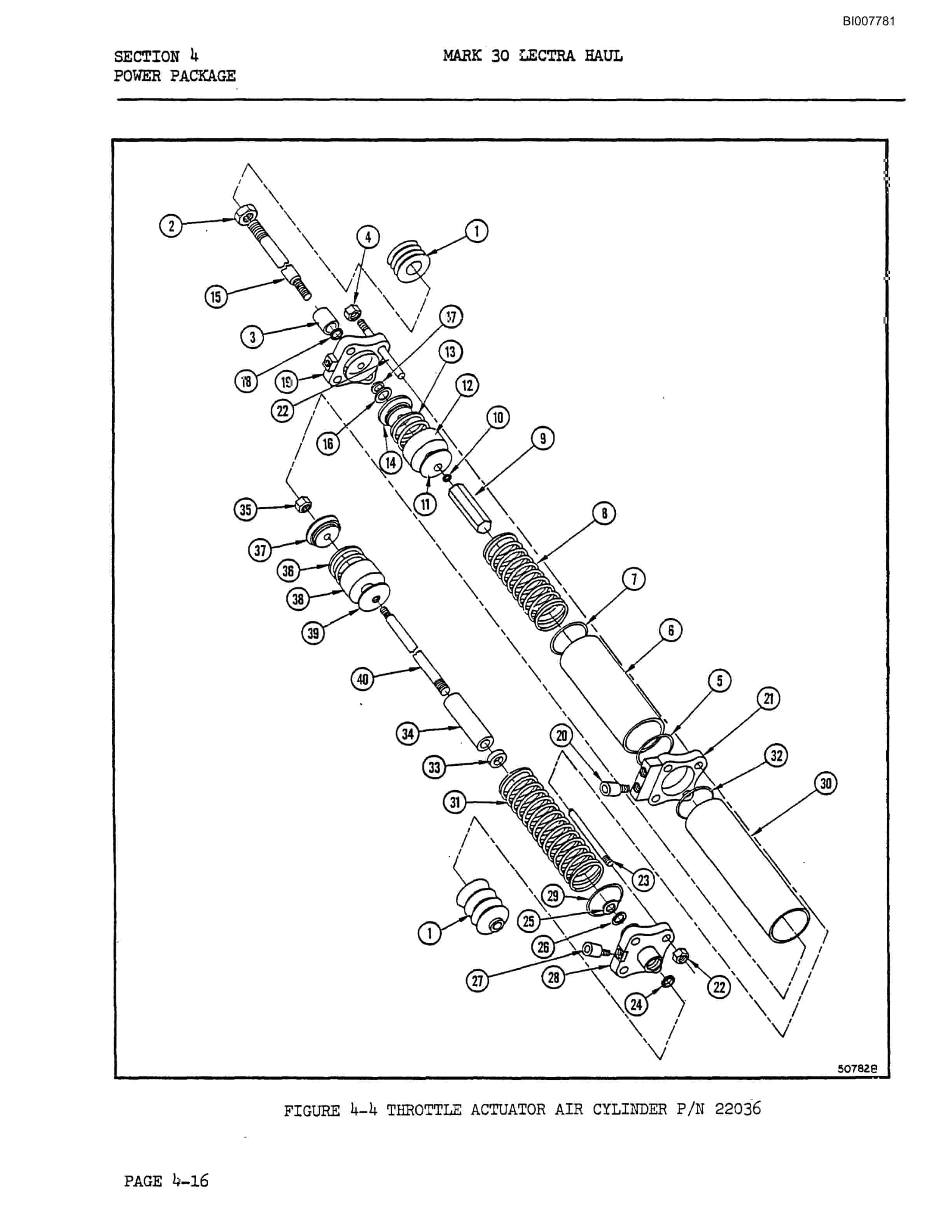 Bucyrus Mark 30 Illustrated Parts Catalog BI007781-2