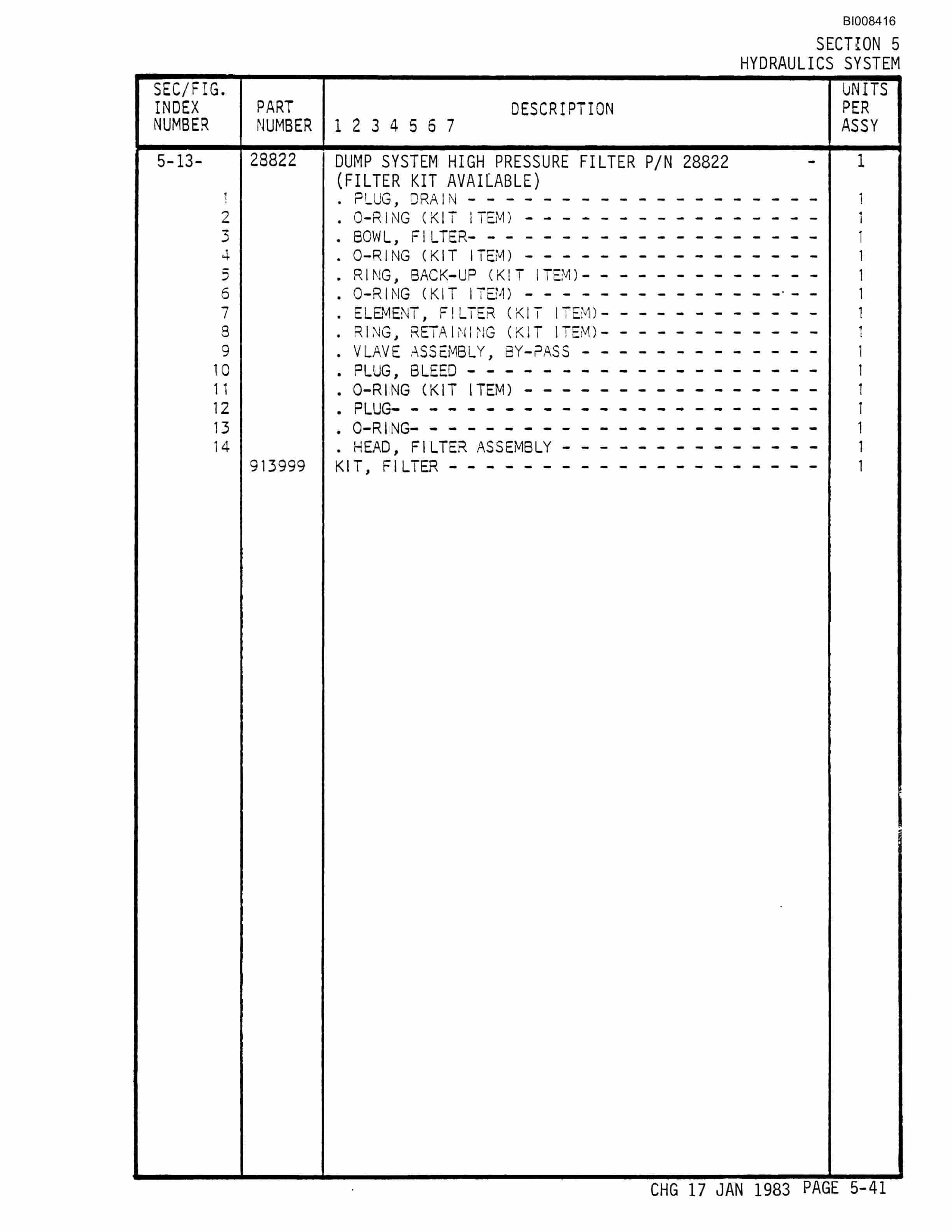 Bucyrus Mark 30 Illustrated Parts Catalog BI008416-3