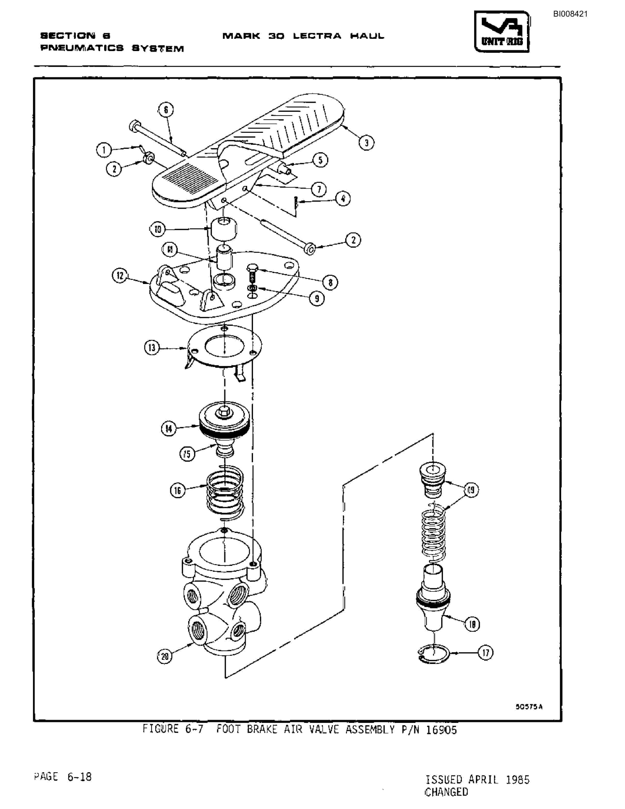 Bucyrus Mark 30 Illustrated Parts Catalog BI008421-3