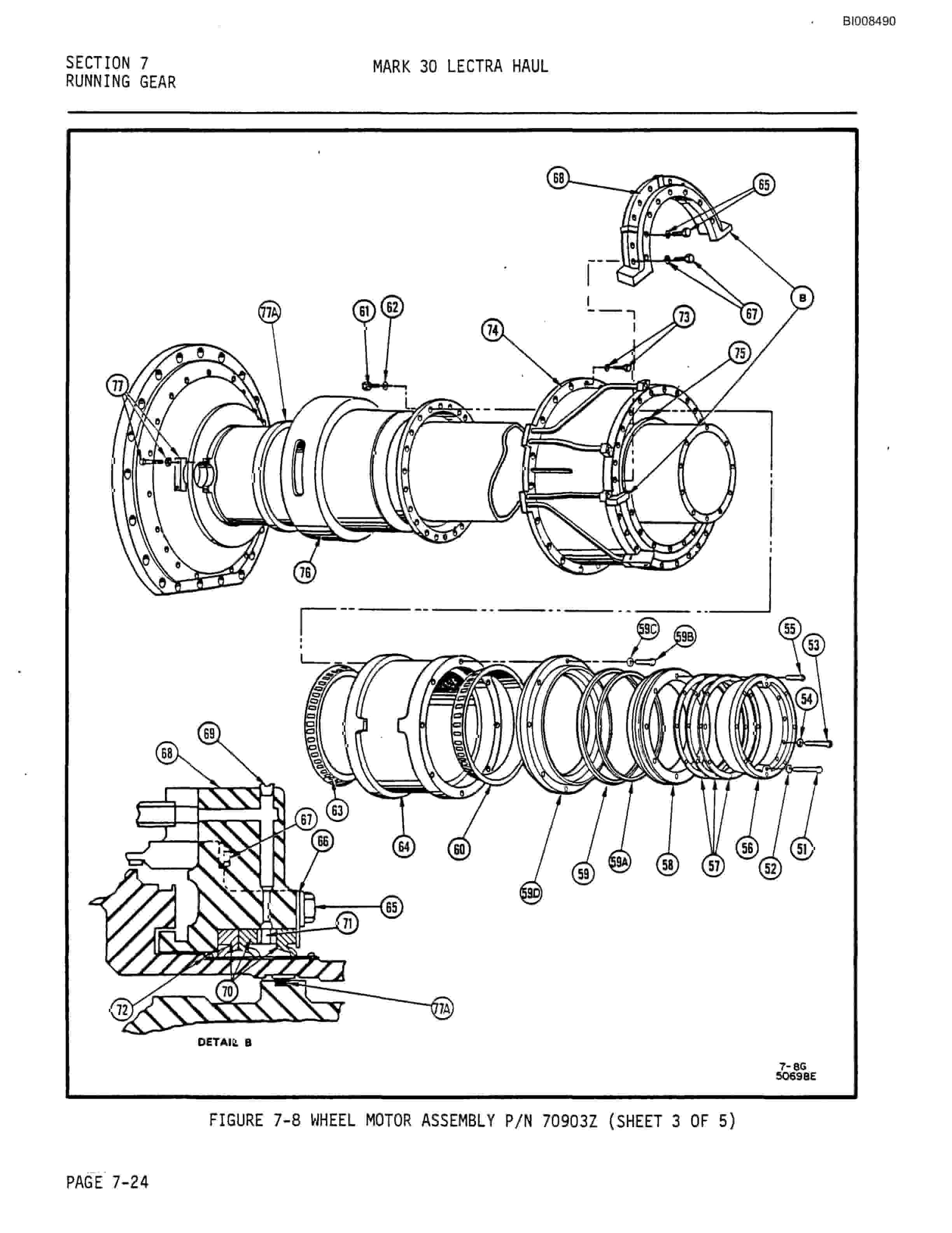 Bucyrus Mark 30 Illustrated Parts Catalog BI008490-4
