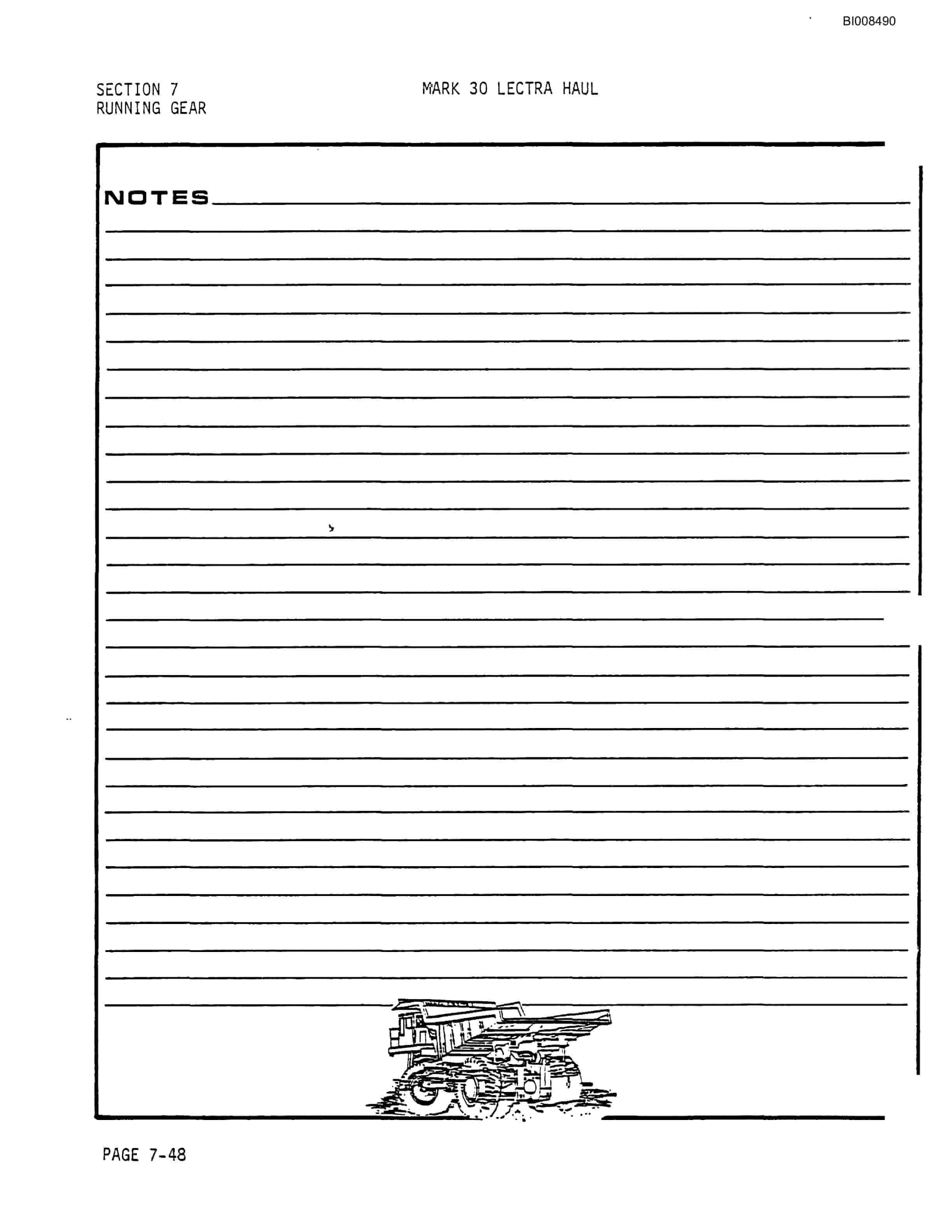 Bucyrus Mark 30 Illustrated Parts Catalog BI008490-5