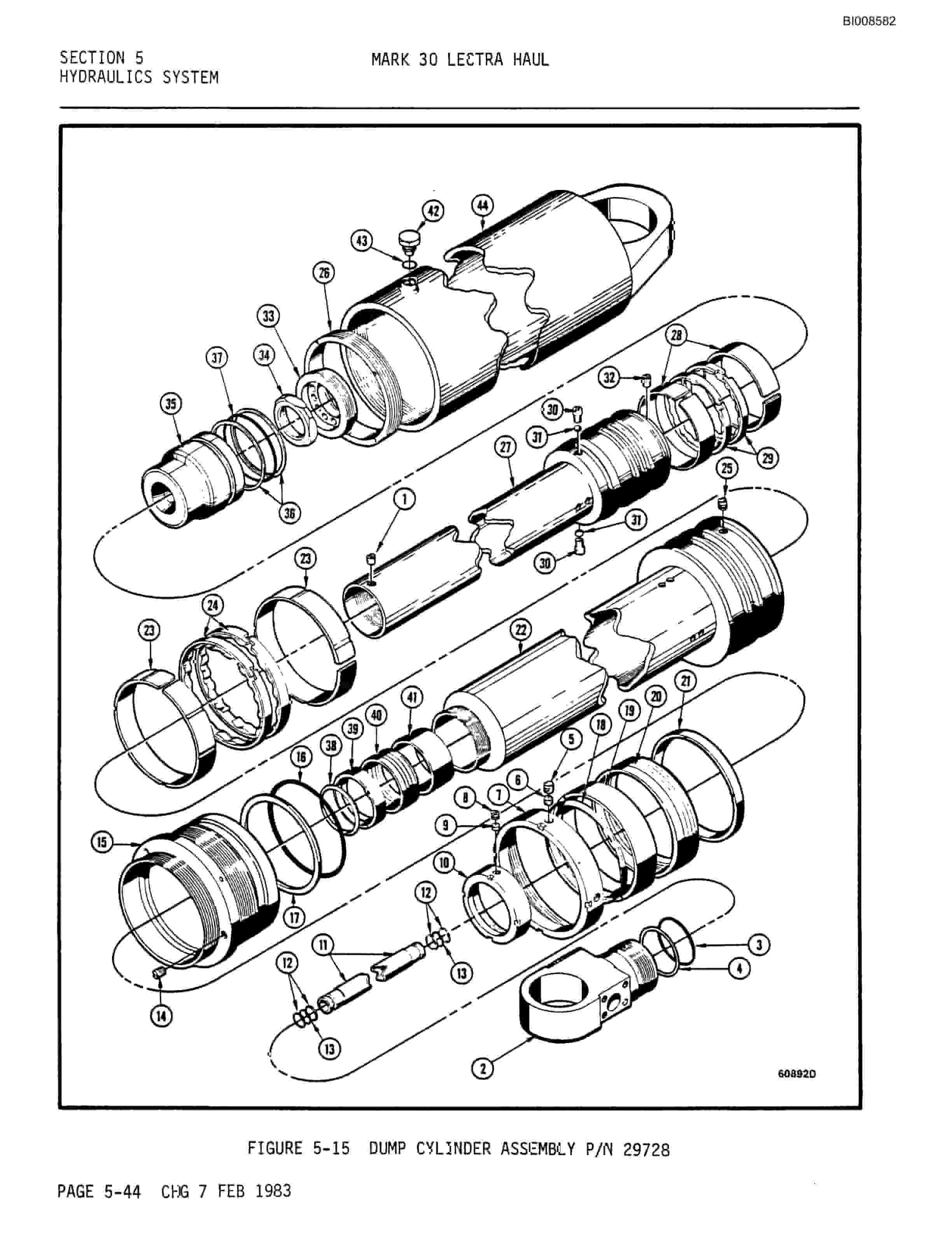 Bucyrus Mark 30 Illustrated Parts Catalog BI008582-3