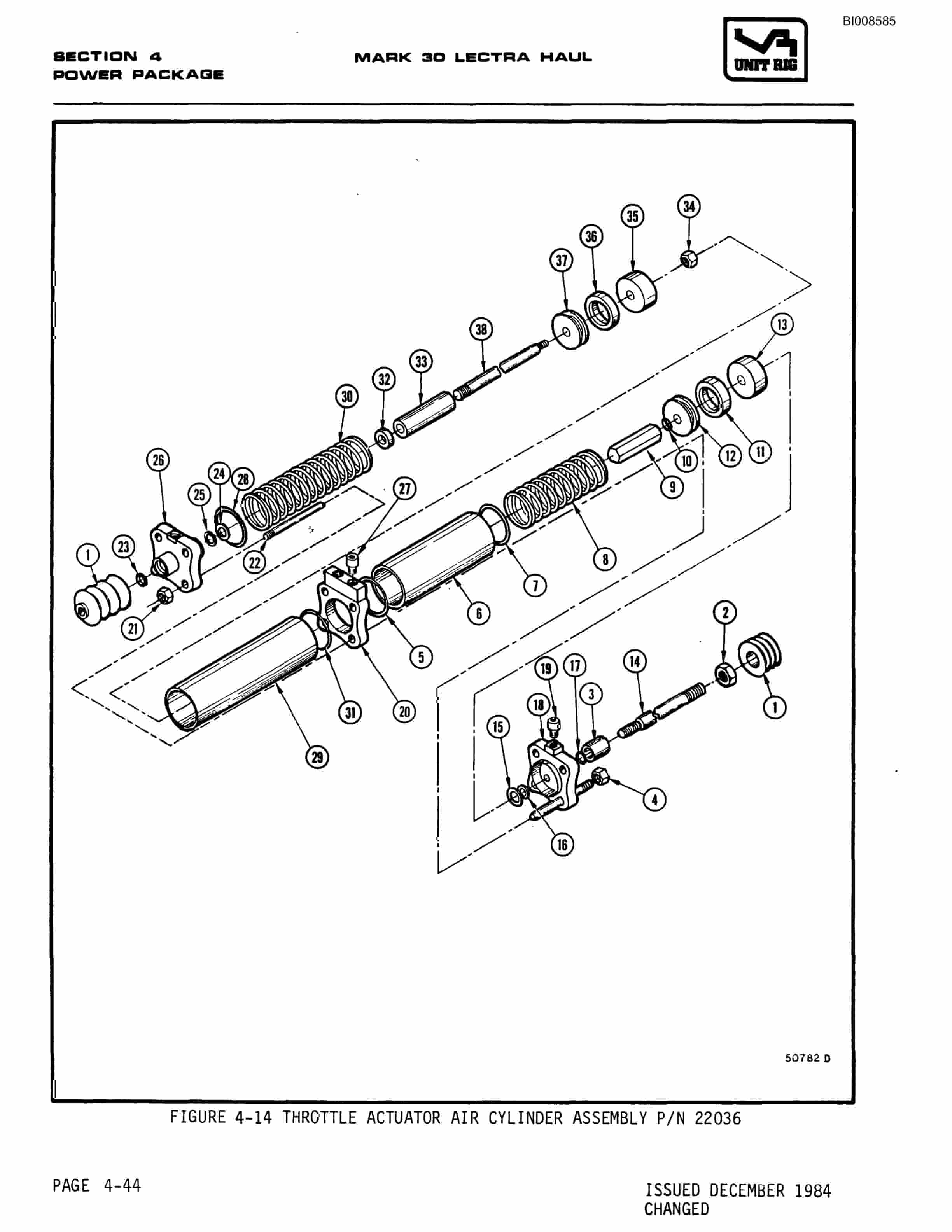 Bucyrus Mark 30 Illustrated Parts Catalog BI008585-2