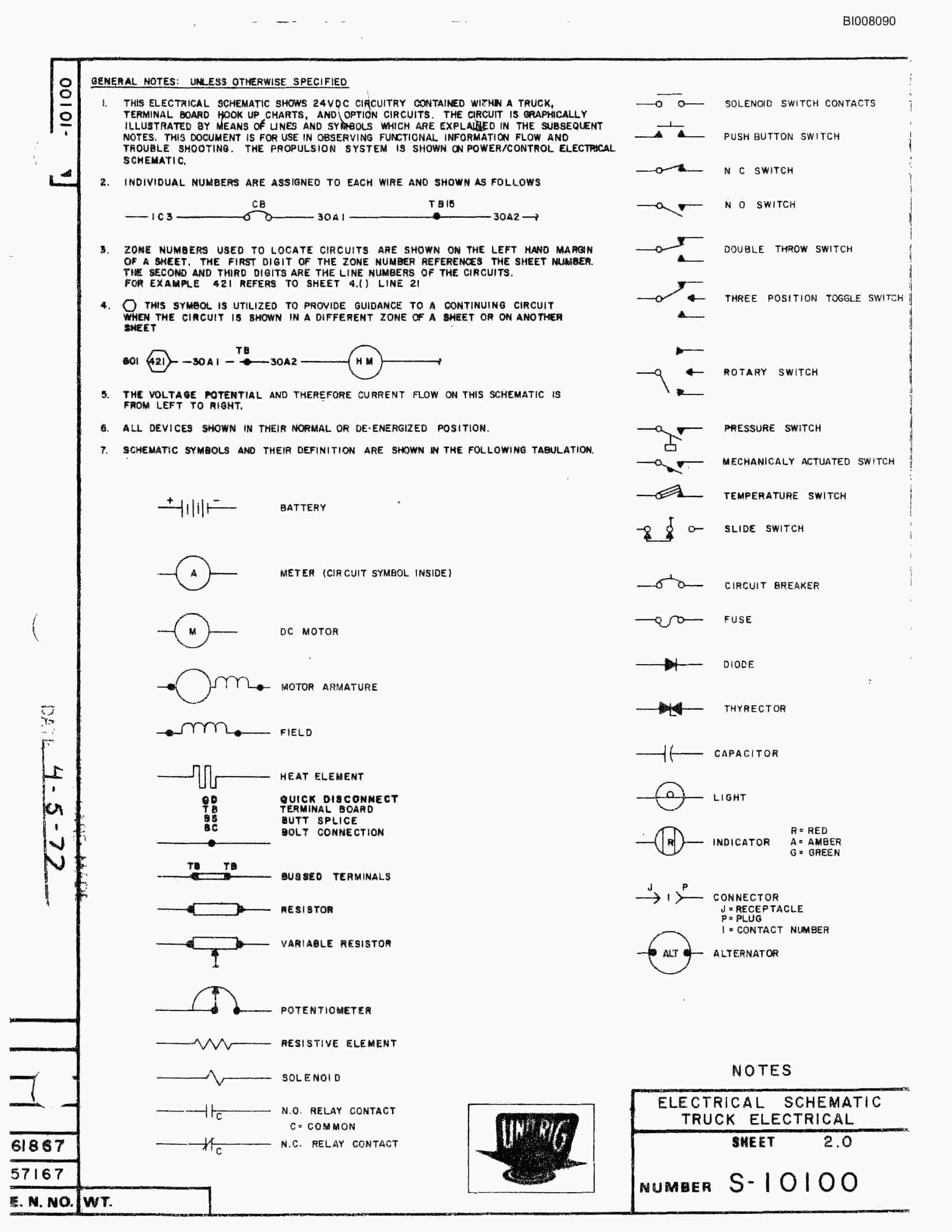 Bucyrus Mark 30 Parts Catalog BI008090-5
