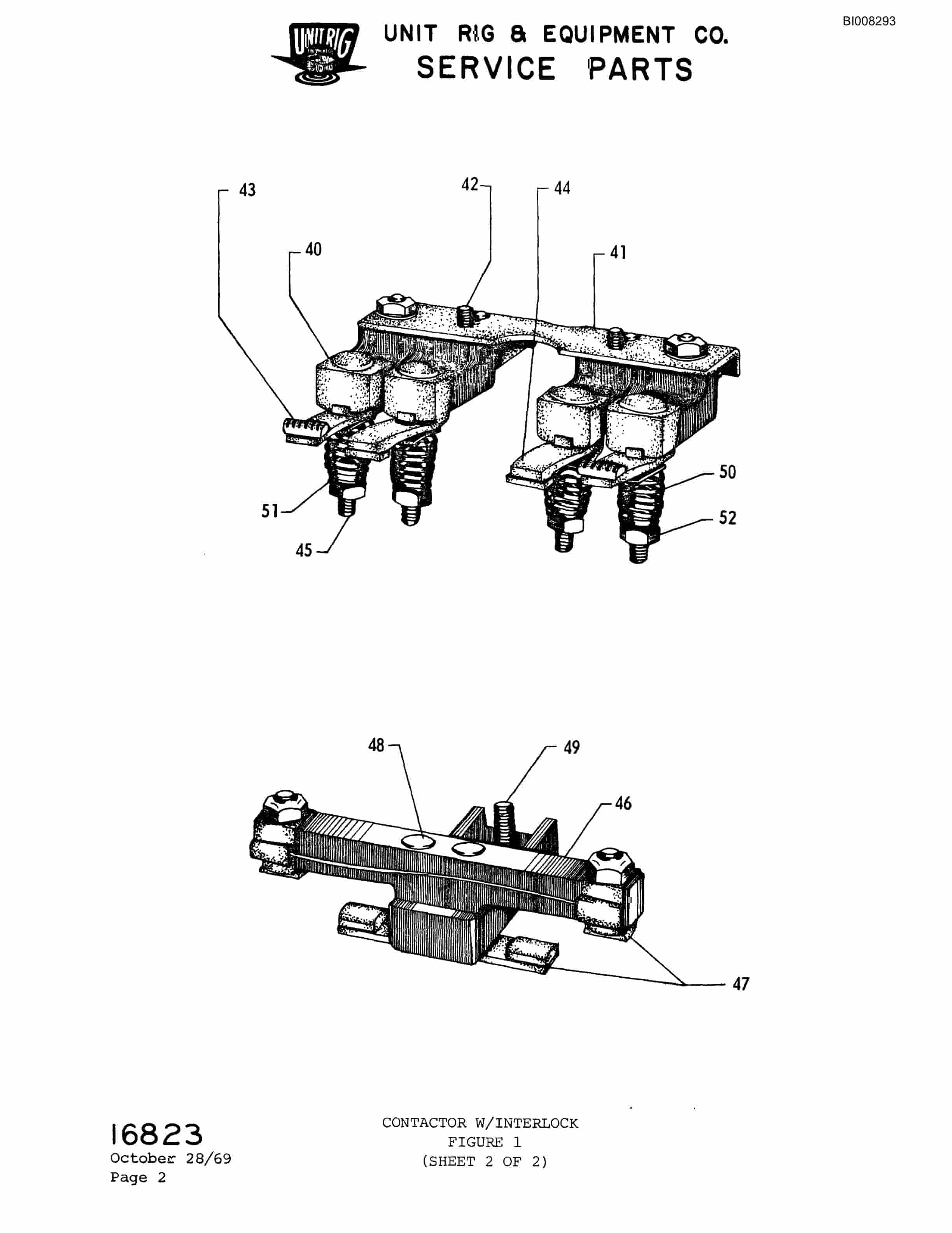 Bucyrus Mark 30 Parts Catalog BI008293-4