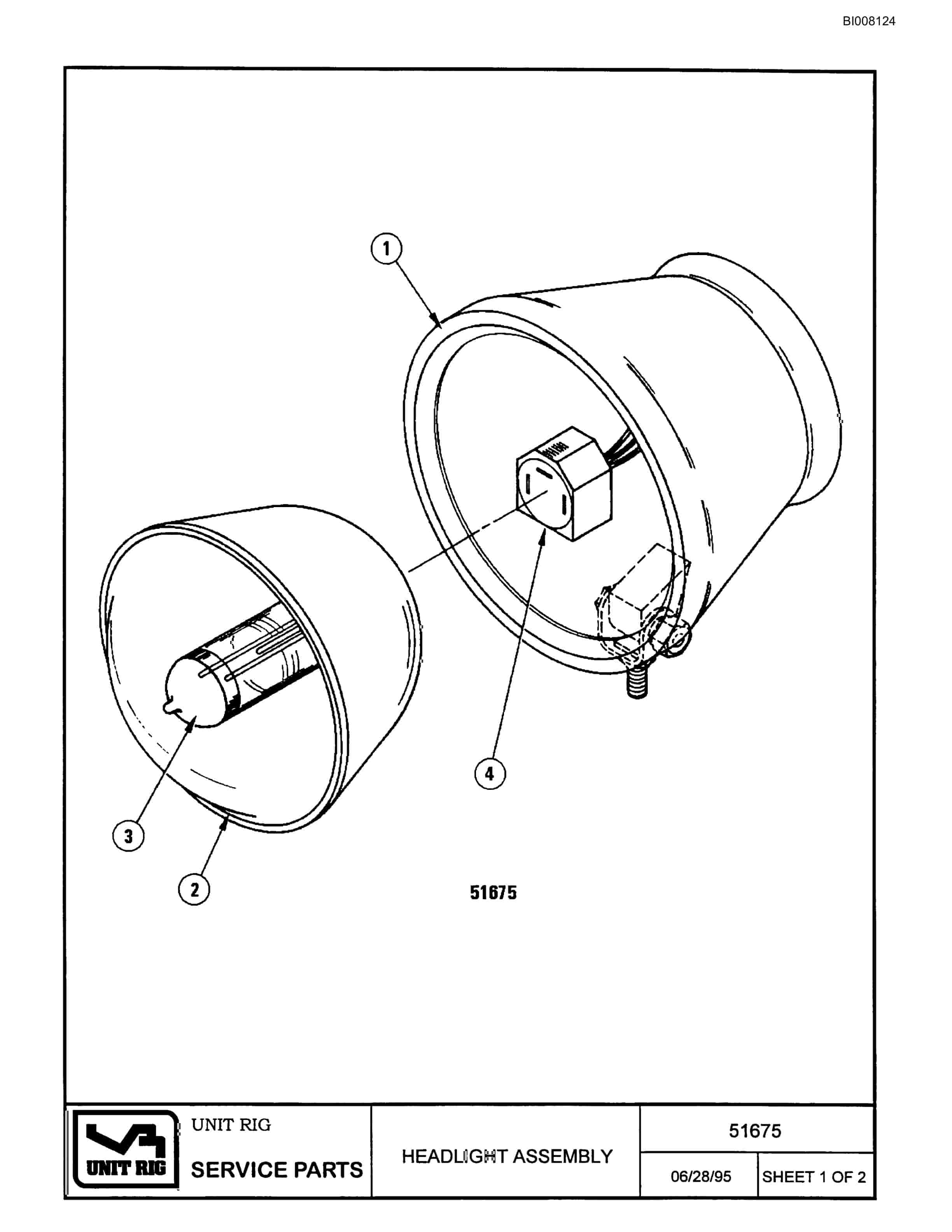 Bucyrus Mark 30B Parts Catalog BI008124-3
