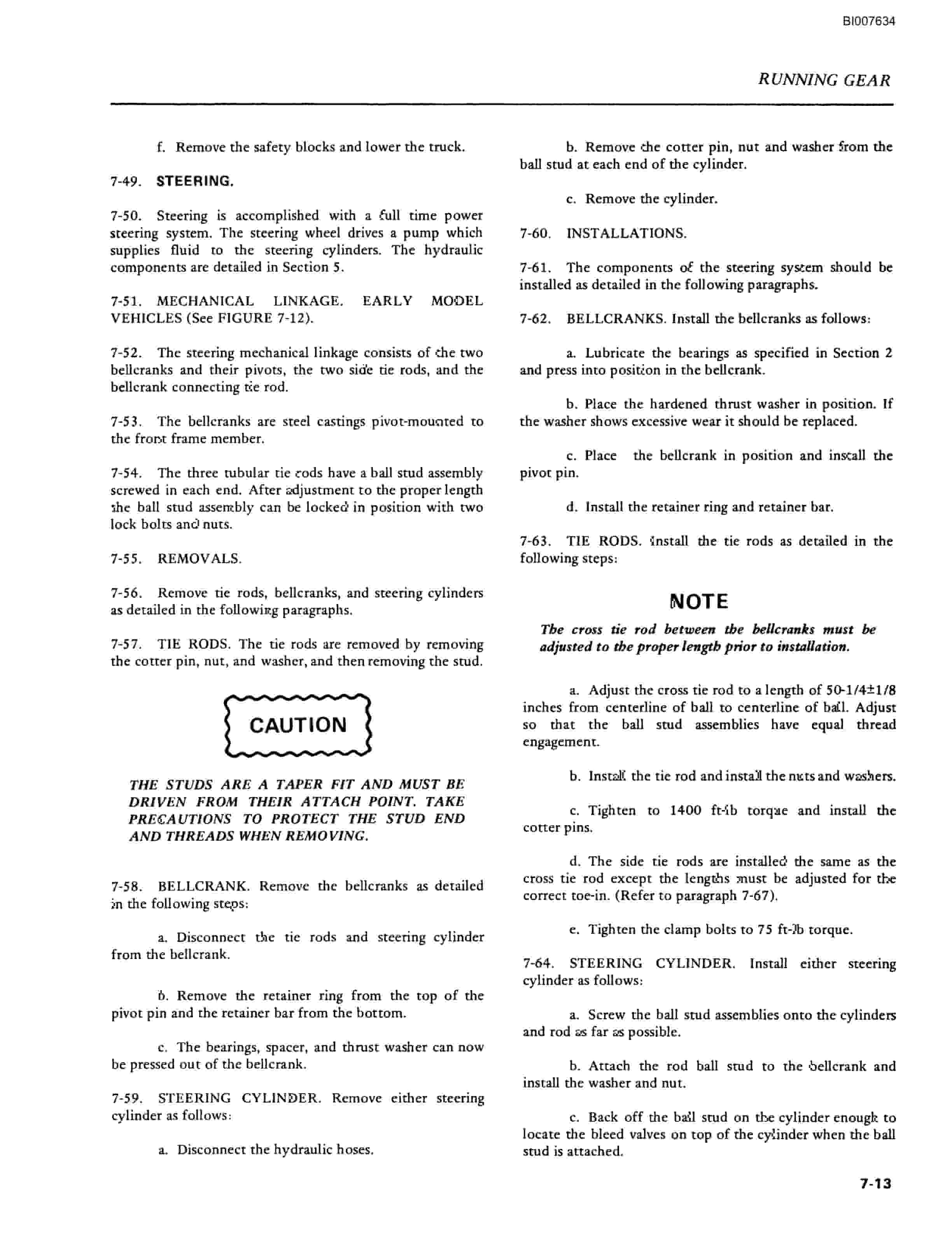Bucyrus Mark 33, 36 Mechanical Technical Manual BI007634-4