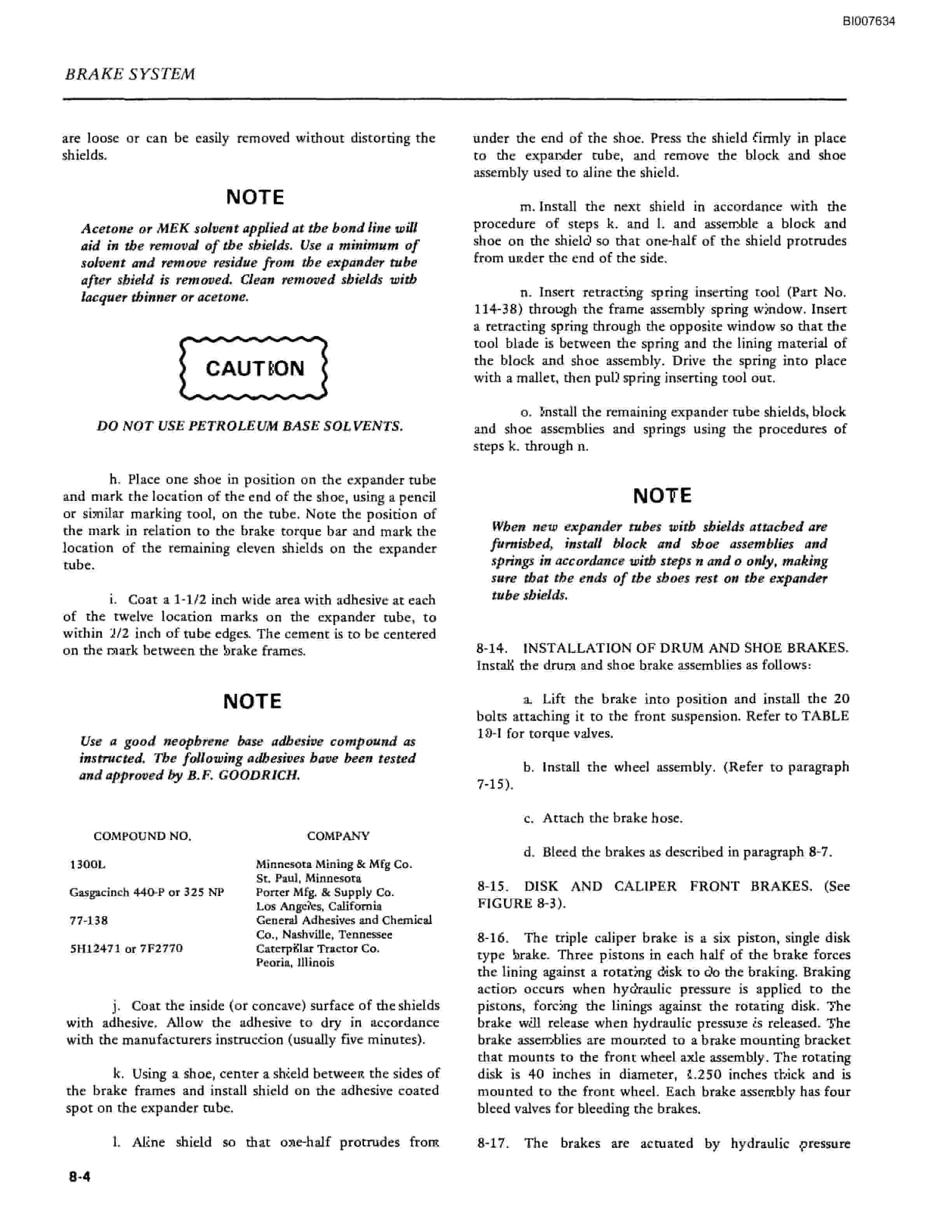 Bucyrus Mark 33, 36 Mechanical Technical Manual BI007634-5