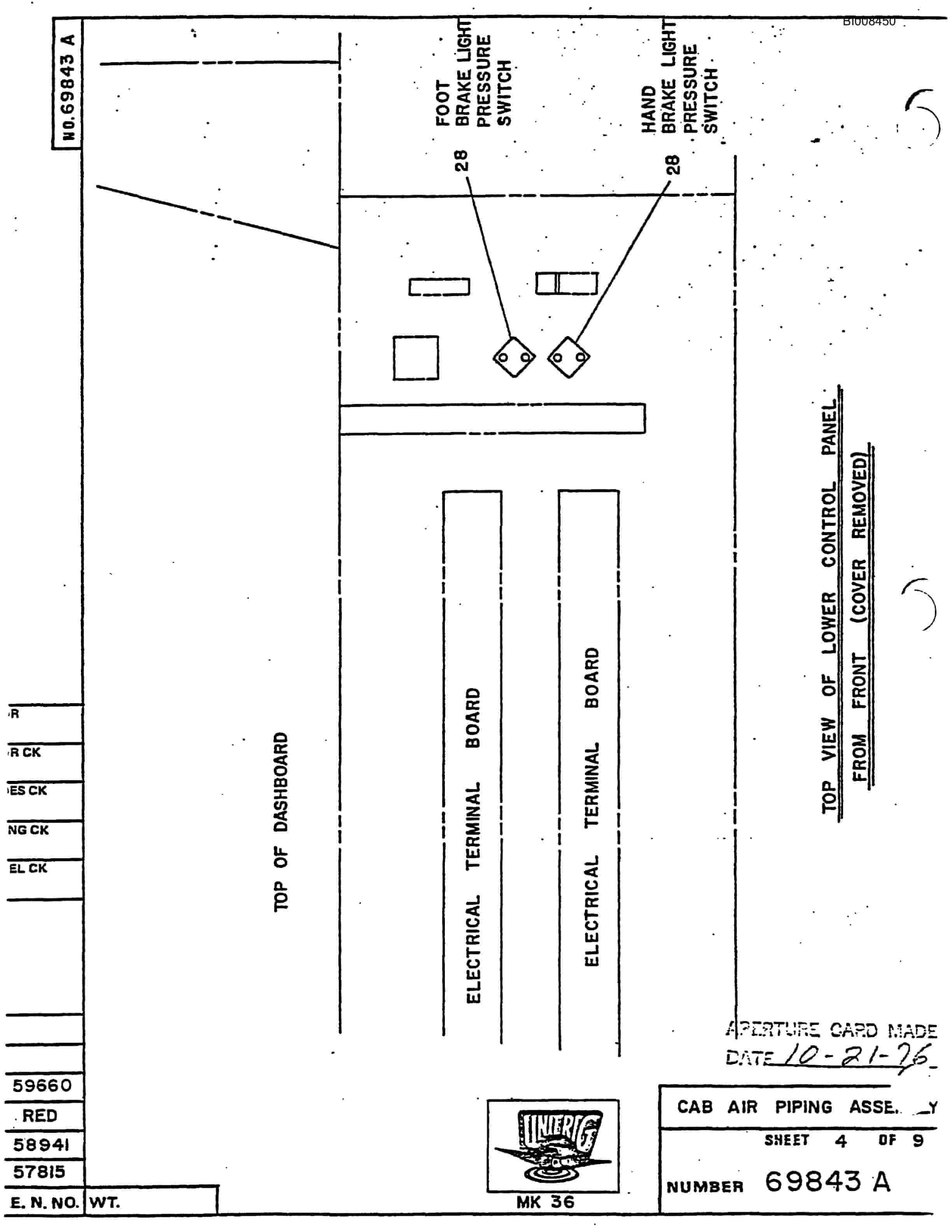 Bucyrus Mark 36 Assembly Parts Catalog BI008450-3