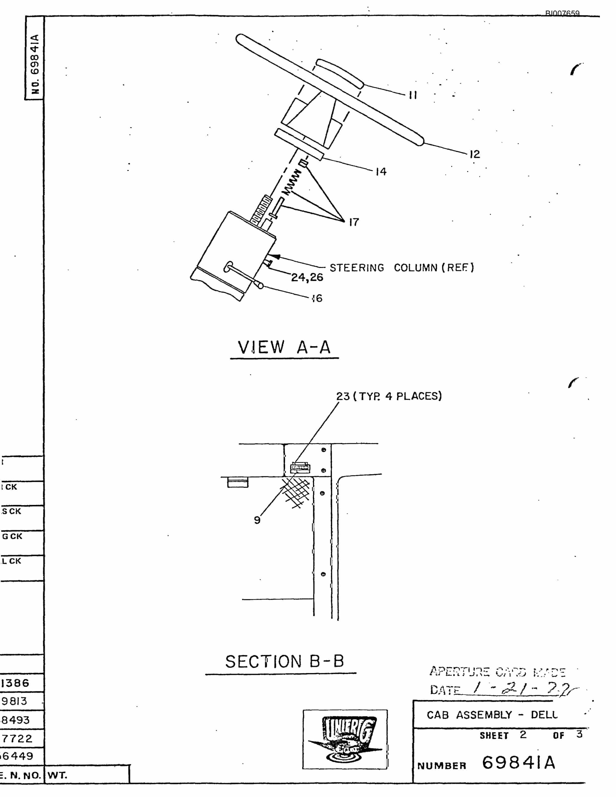 Bucyrus Mark 36 Illustrated Parts Catalog BI007659-2