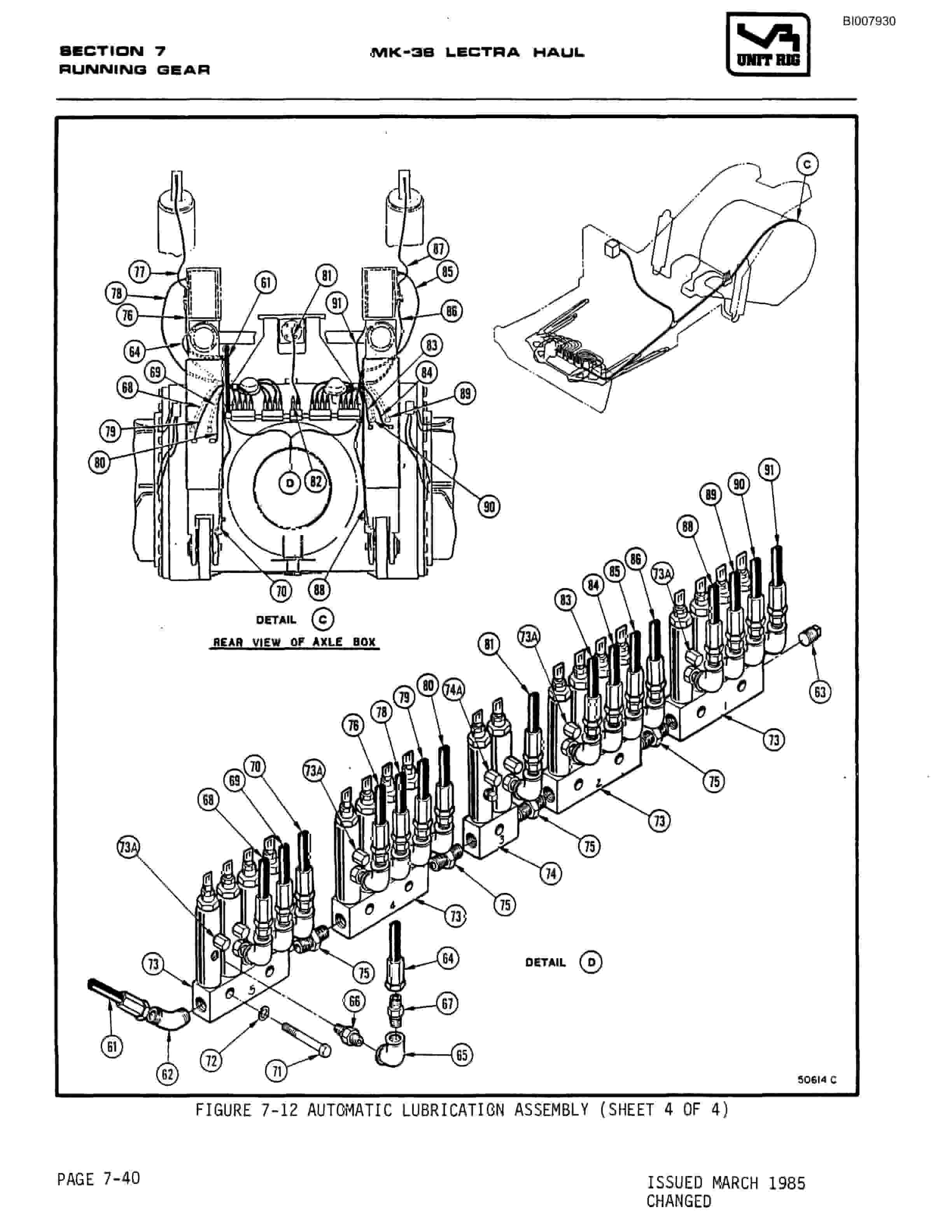 Bucyrus Mark 36 Illustrated Parts Catalog BI007930-5