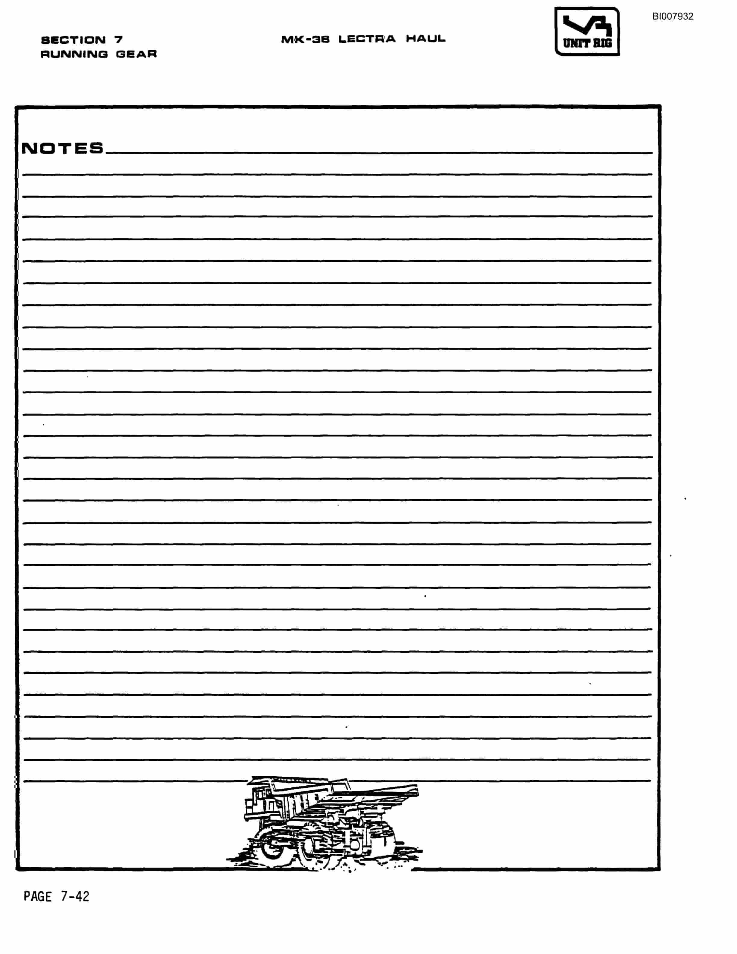 Bucyrus Mark 36 Illustrated Parts Catalog BI007932-5