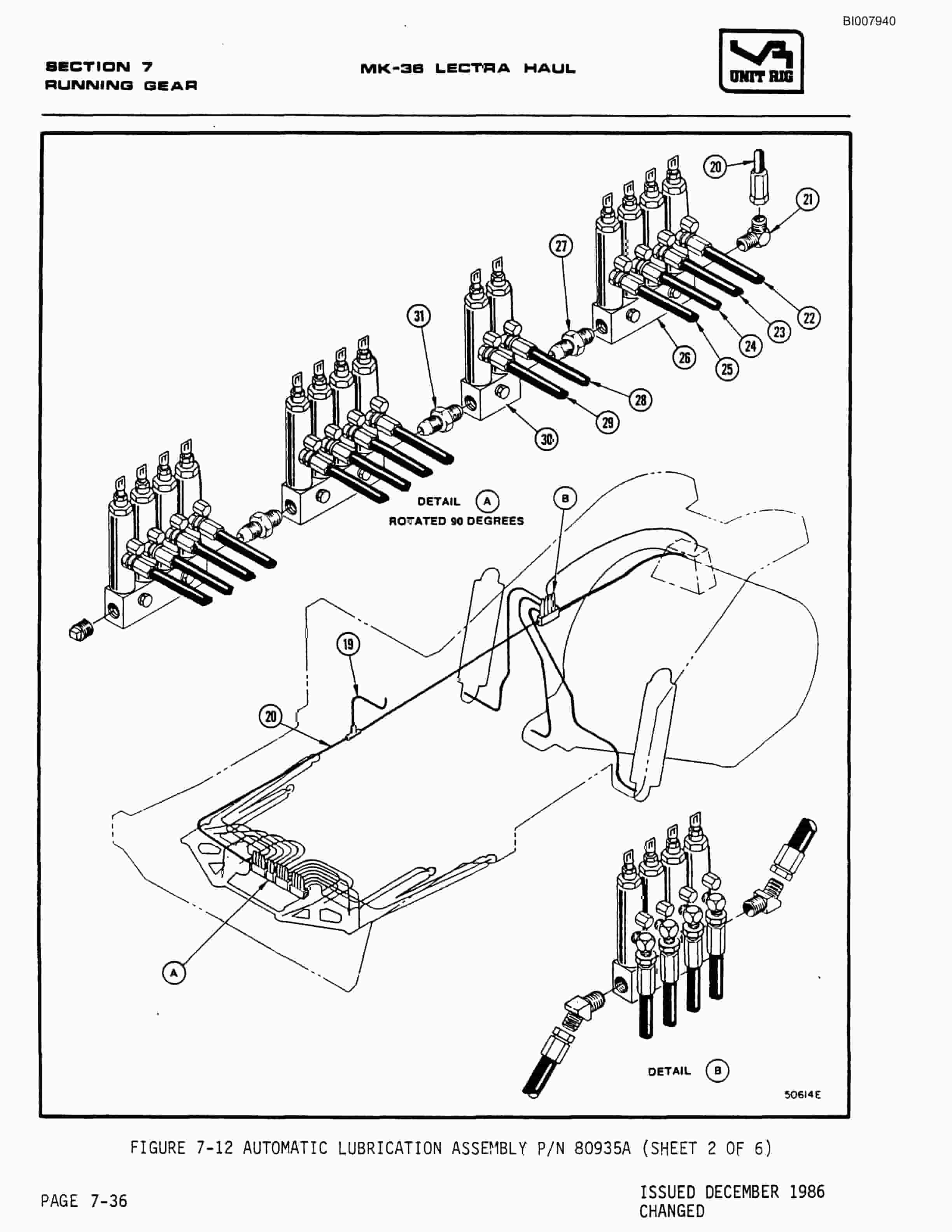 Bucyrus Mark 36 Illustrated Parts Catalog BI007940-5