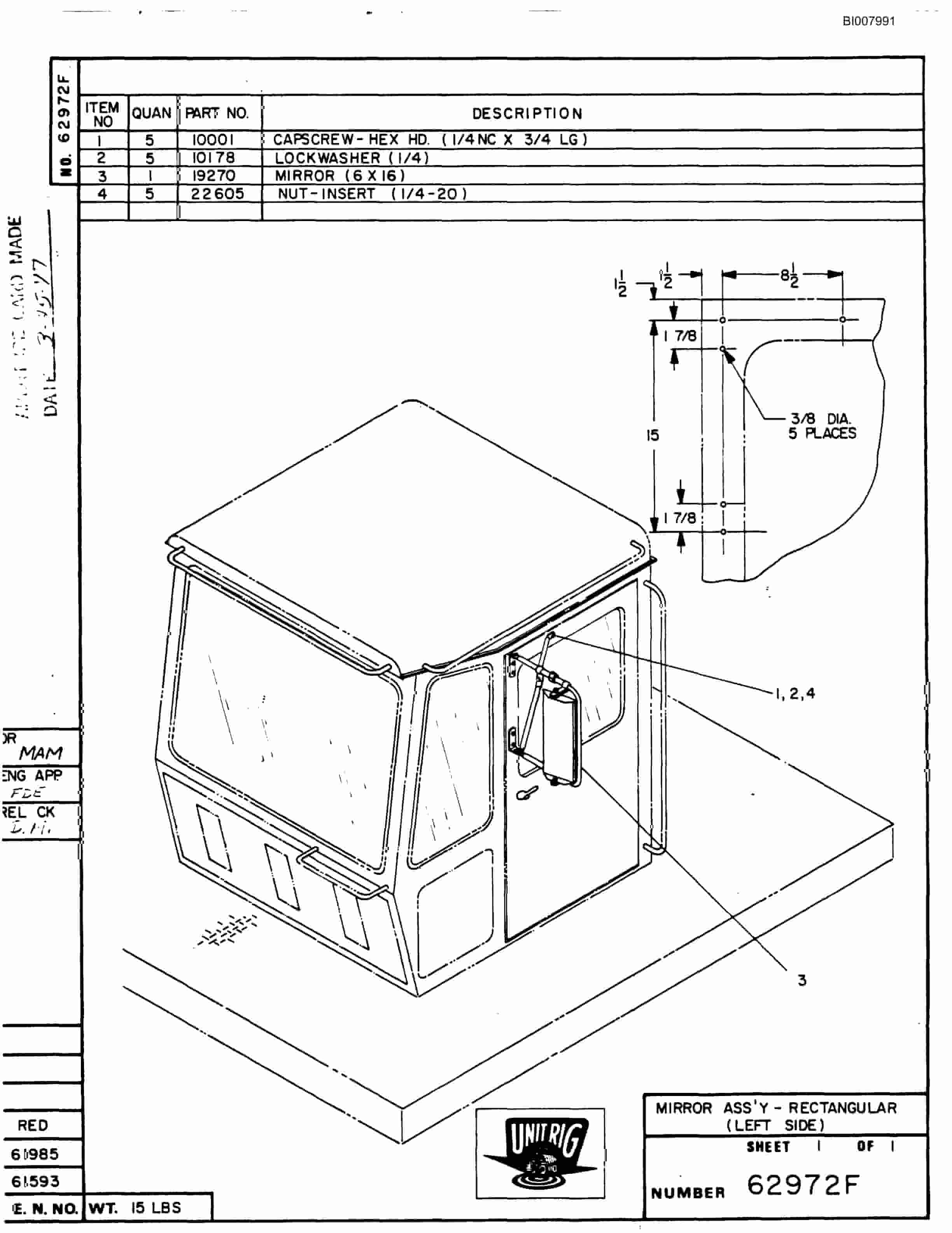 Bucyrus Mark 36 Illustrated Parts Catalog BI007991-2