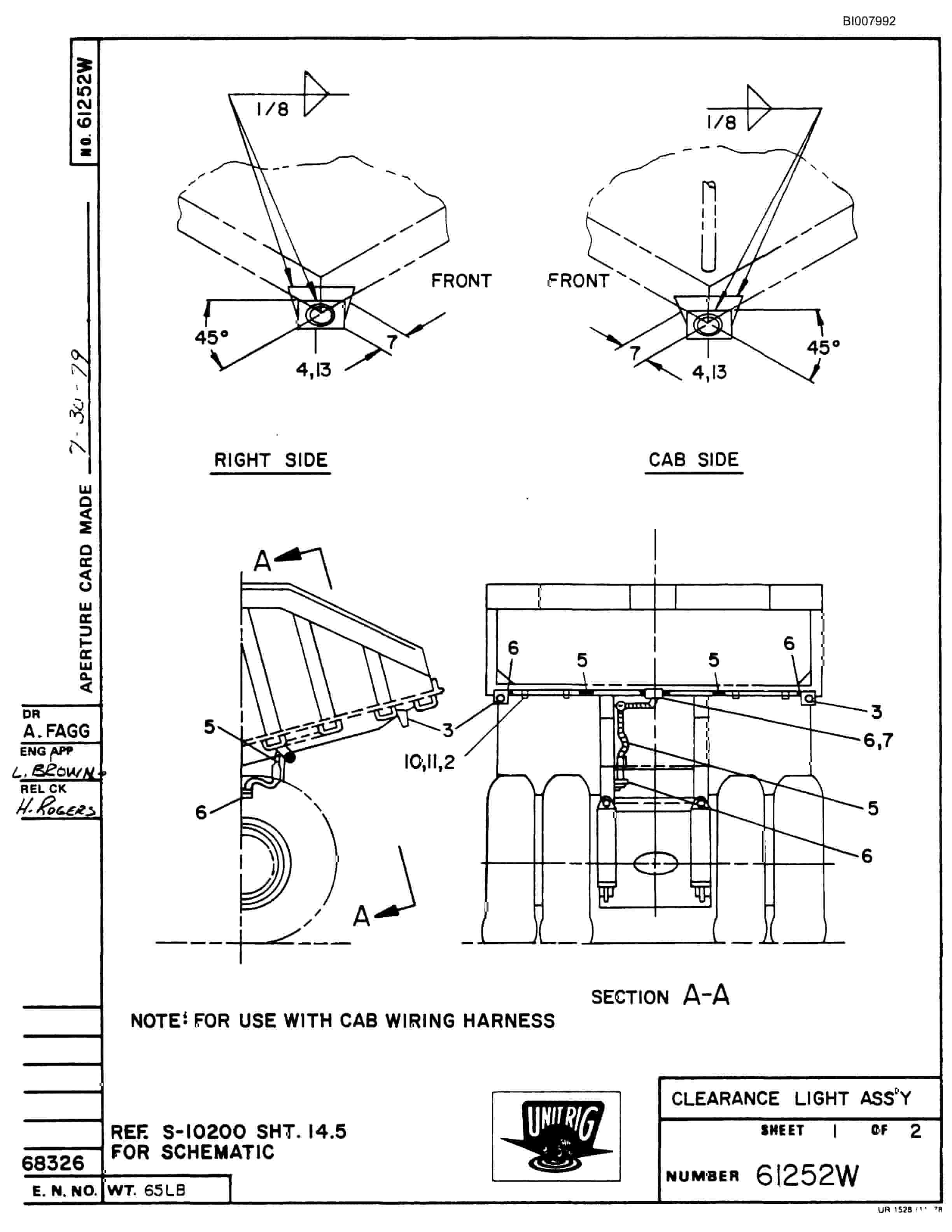 Bucyrus Mark 36 Illustrated Parts Catalog BI007992-2