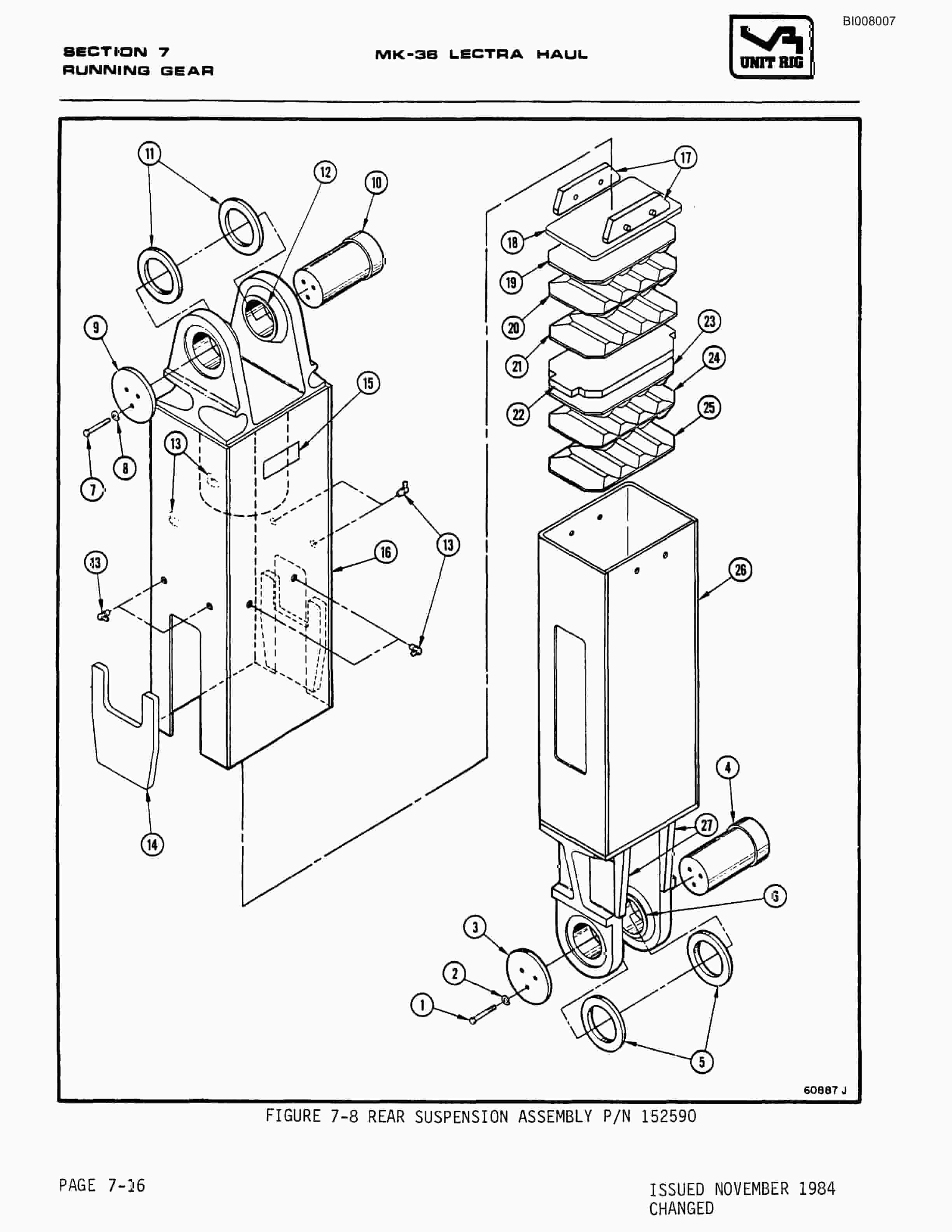 Bucyrus Mark 36 Illustrated Parts Catalog BI008007-4