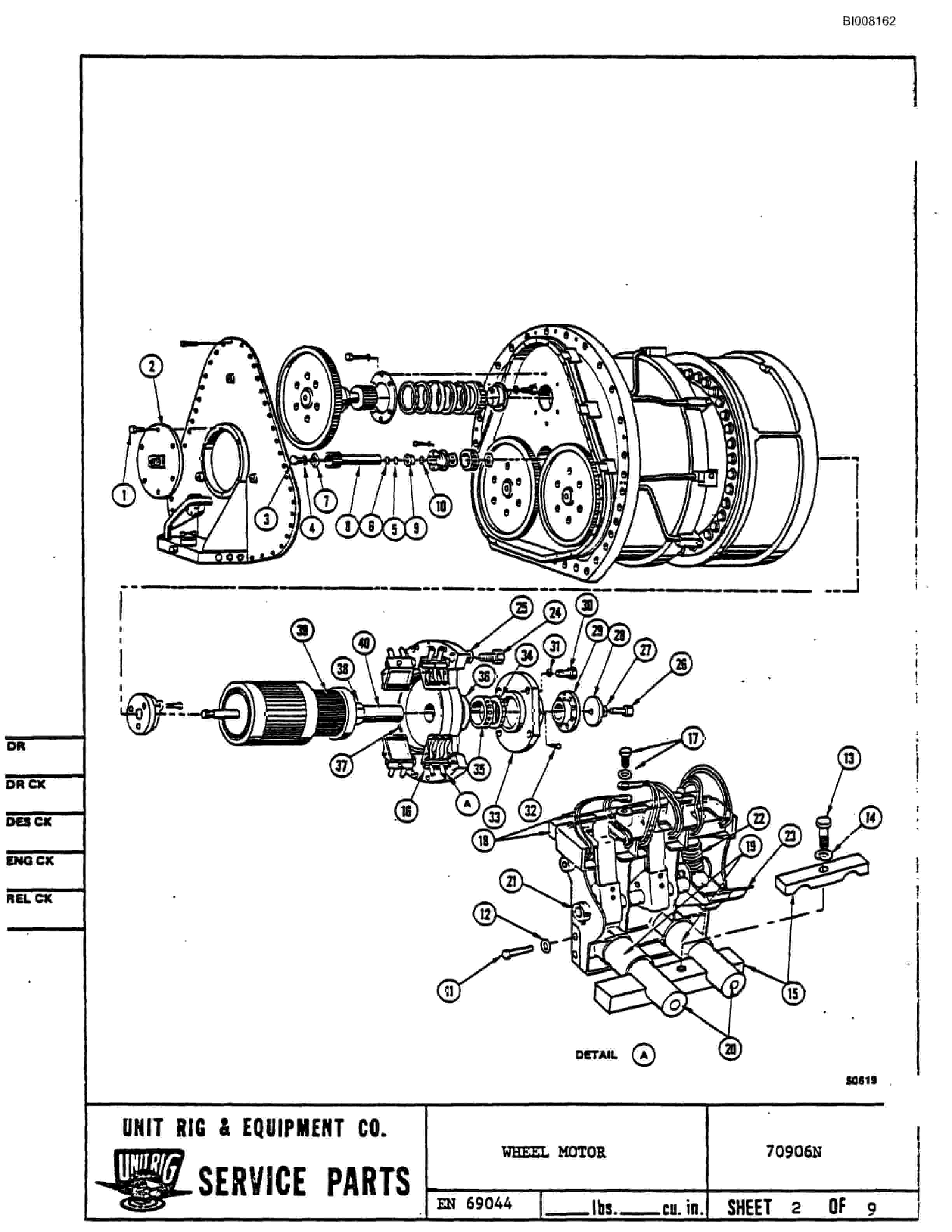 Bucyrus Mark 36 Illustrated Parts Catalog BI008162-4