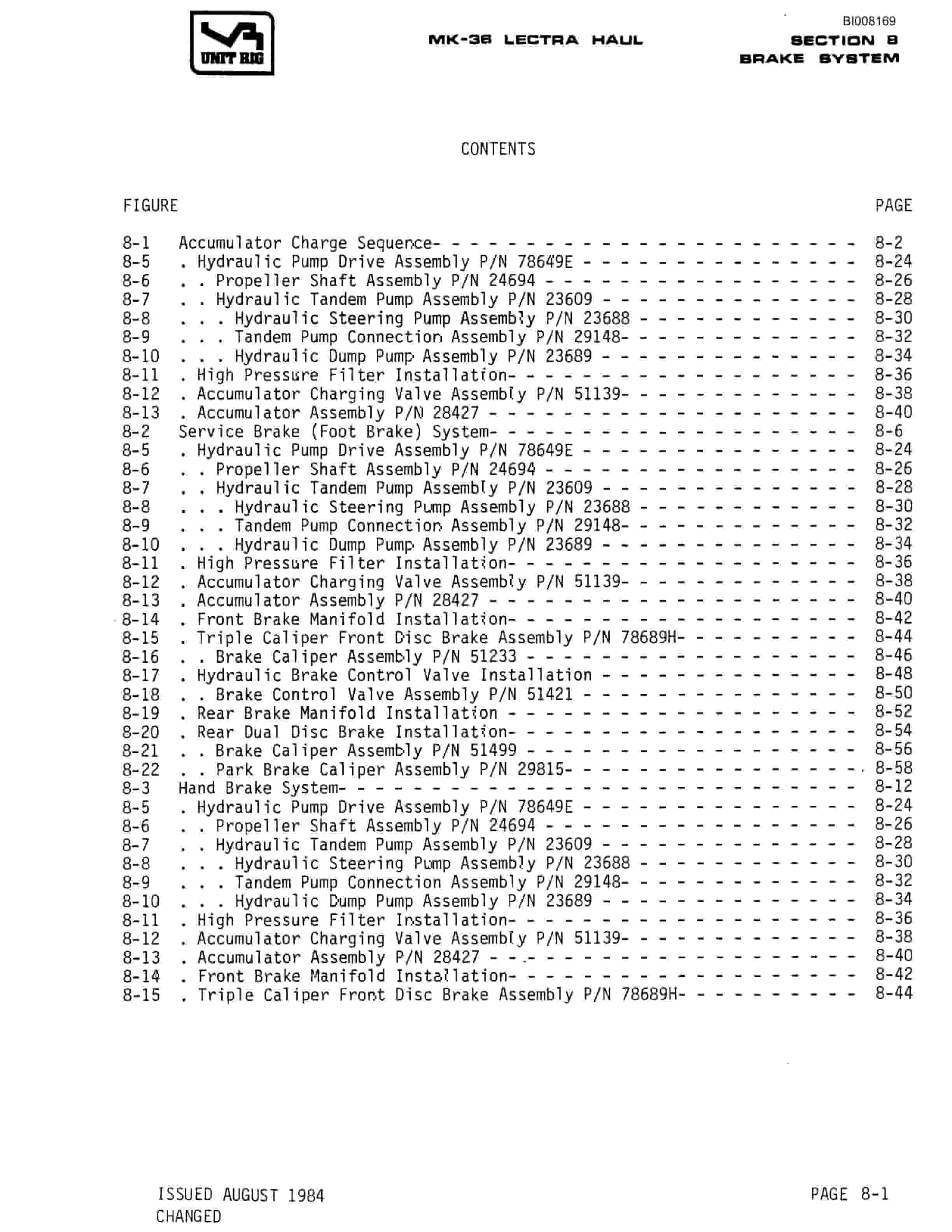 Bucyrus Mark 36 Illustrated Parts Catalog BI008169-5