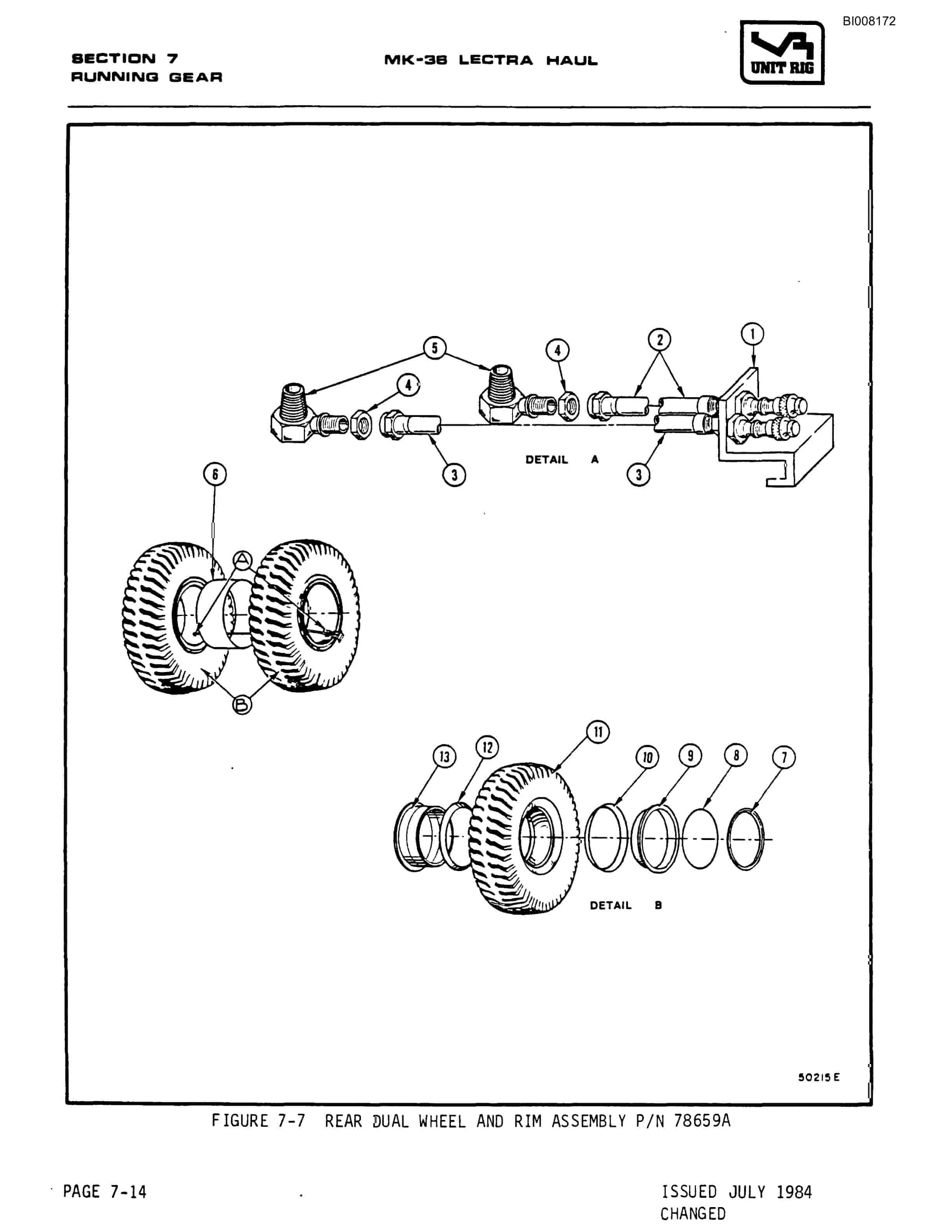 Bucyrus Mark 36 Illustrated Parts Catalog BI008172-4