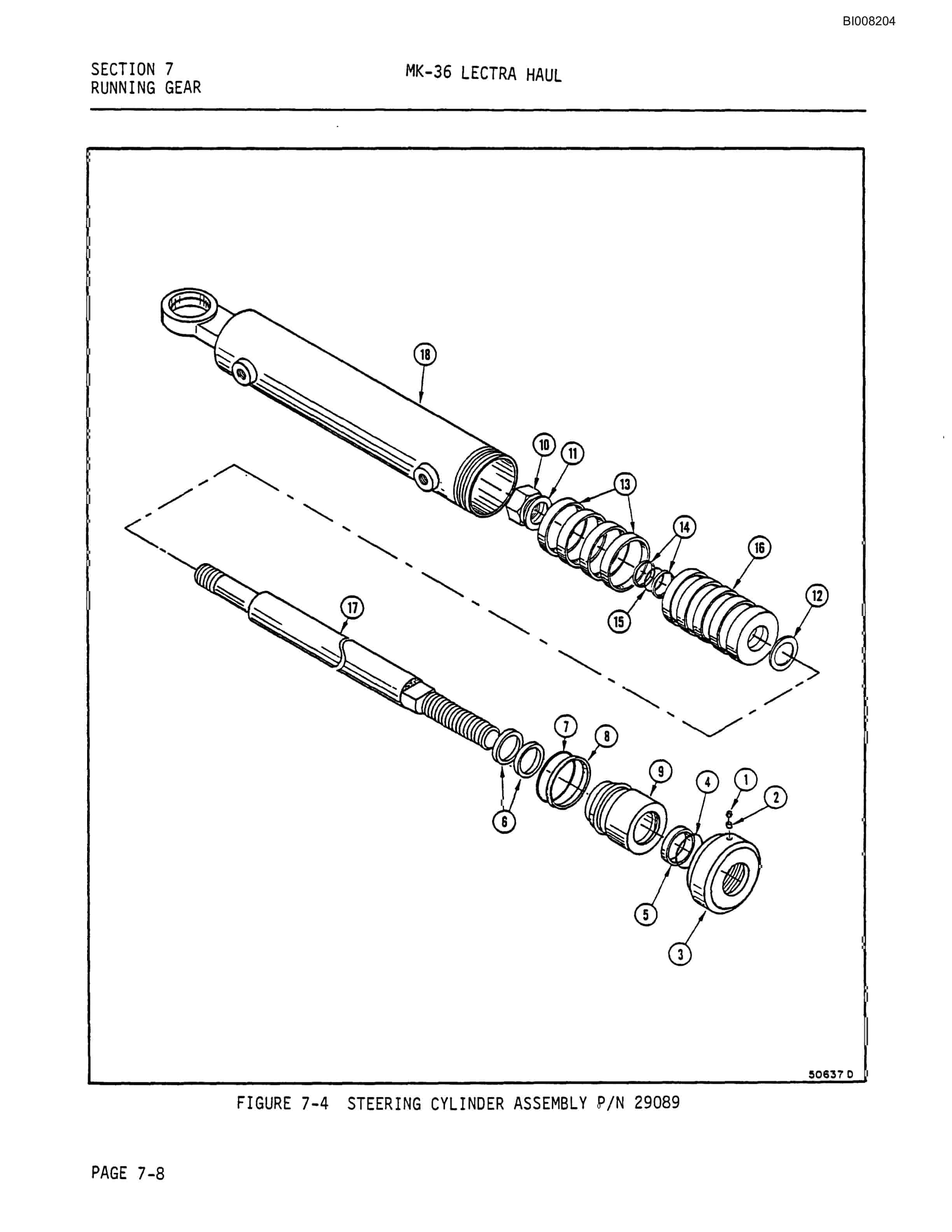 Bucyrus Mark 36 Illustrated Parts Catalog BI008204-5