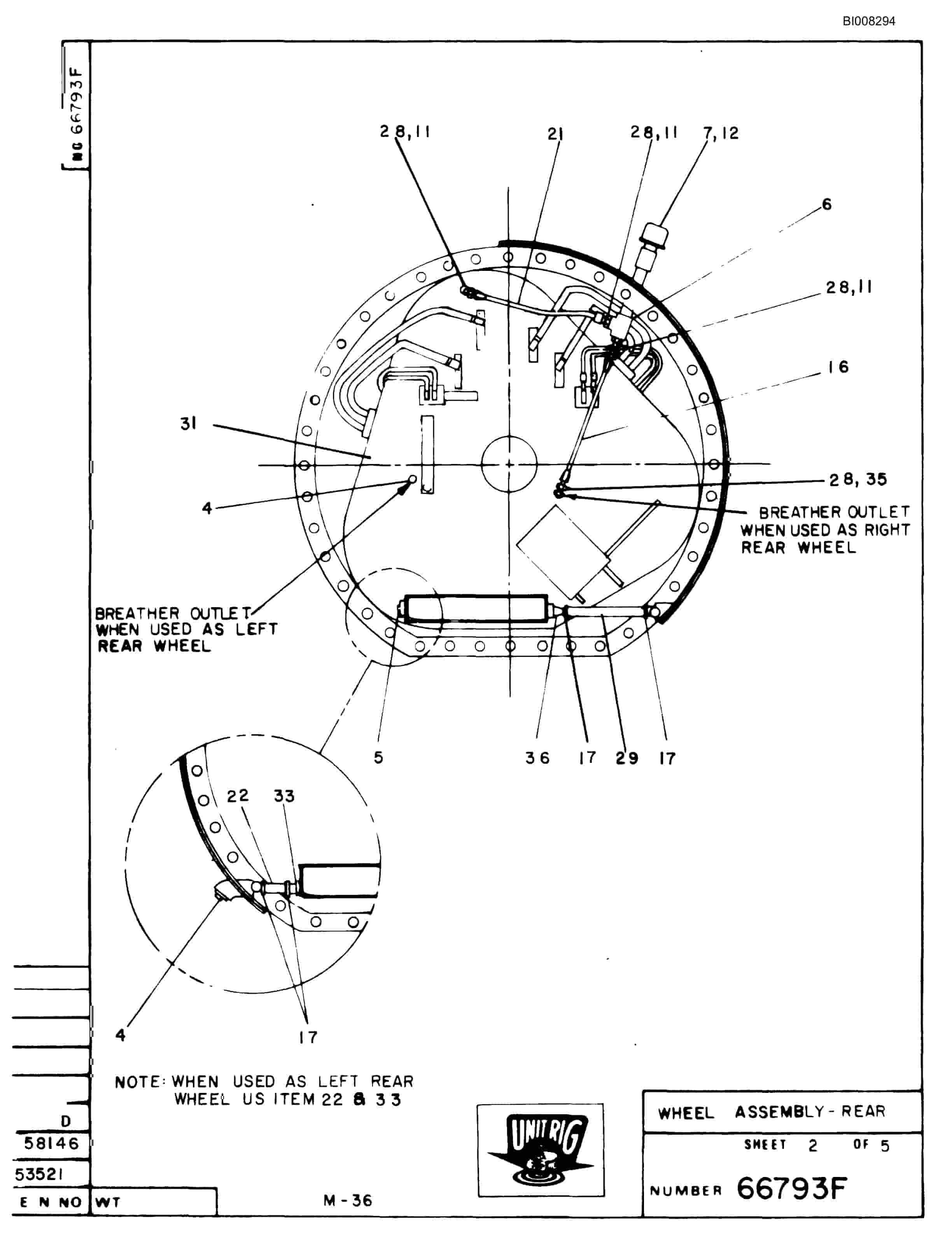 Bucyrus Mark 36 Illustrated Parts Catalog BI008294-2