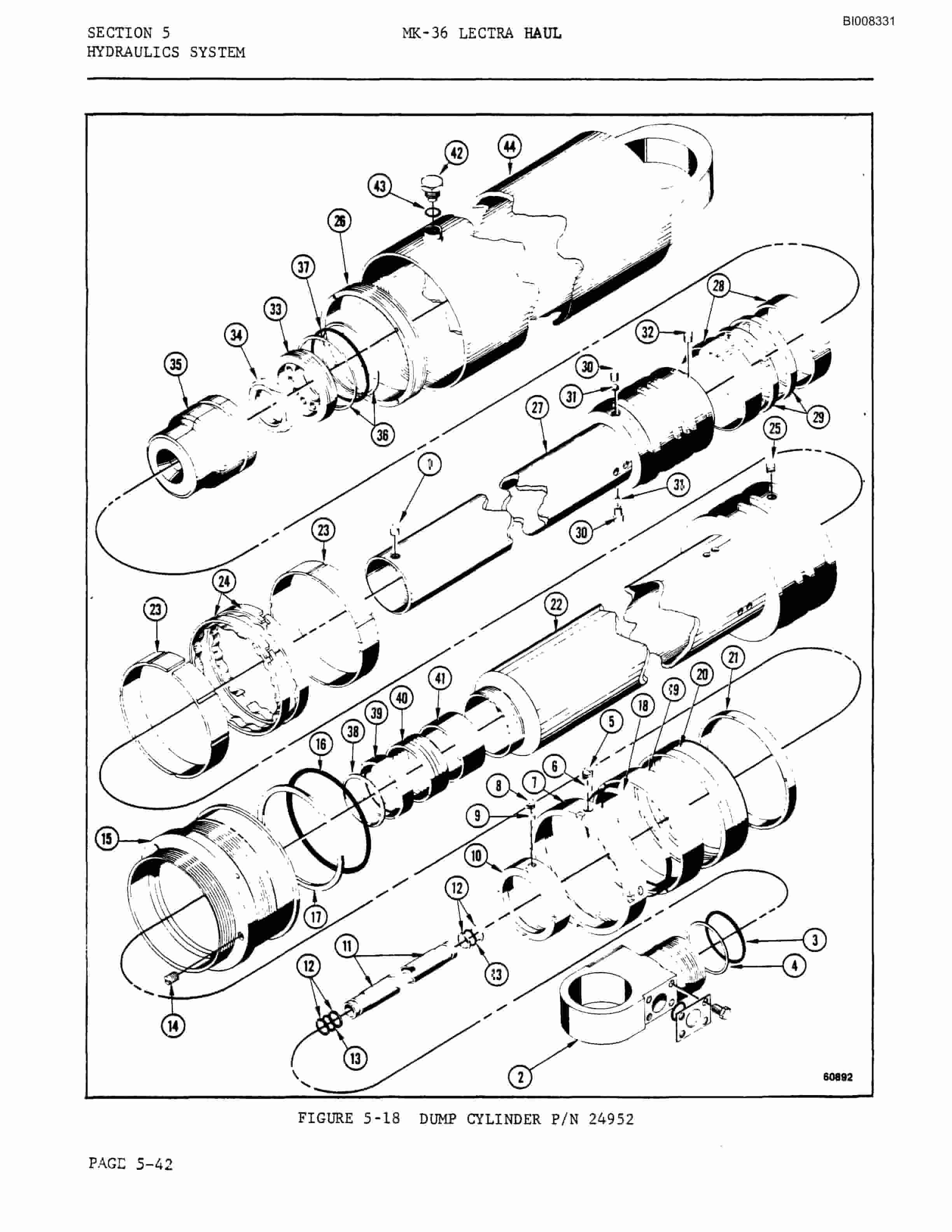 Bucyrus Mark 36 Illustrated Parts Catalog BI008331-3