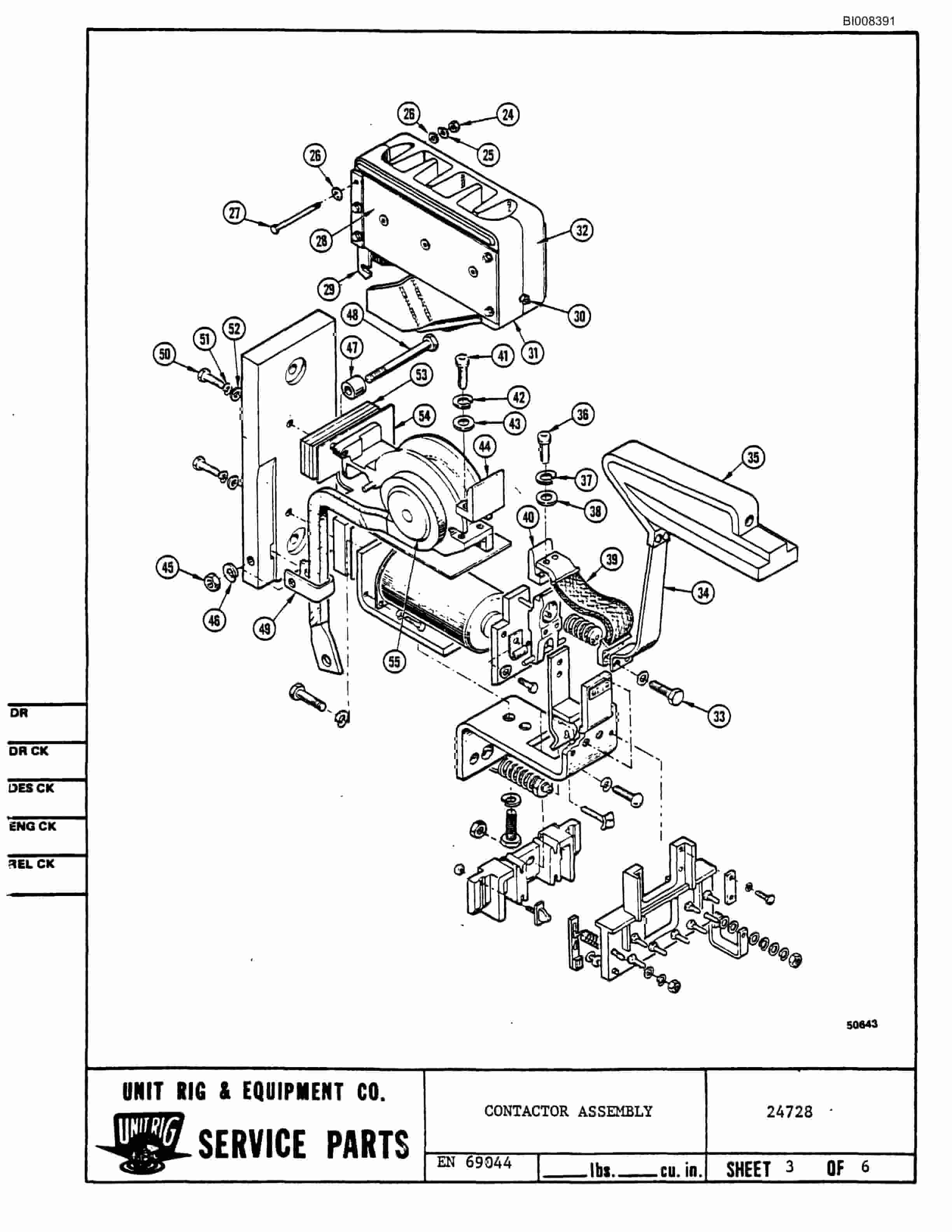 Bucyrus Mark 36 Illustrated Parts Catalog BI008391-3
