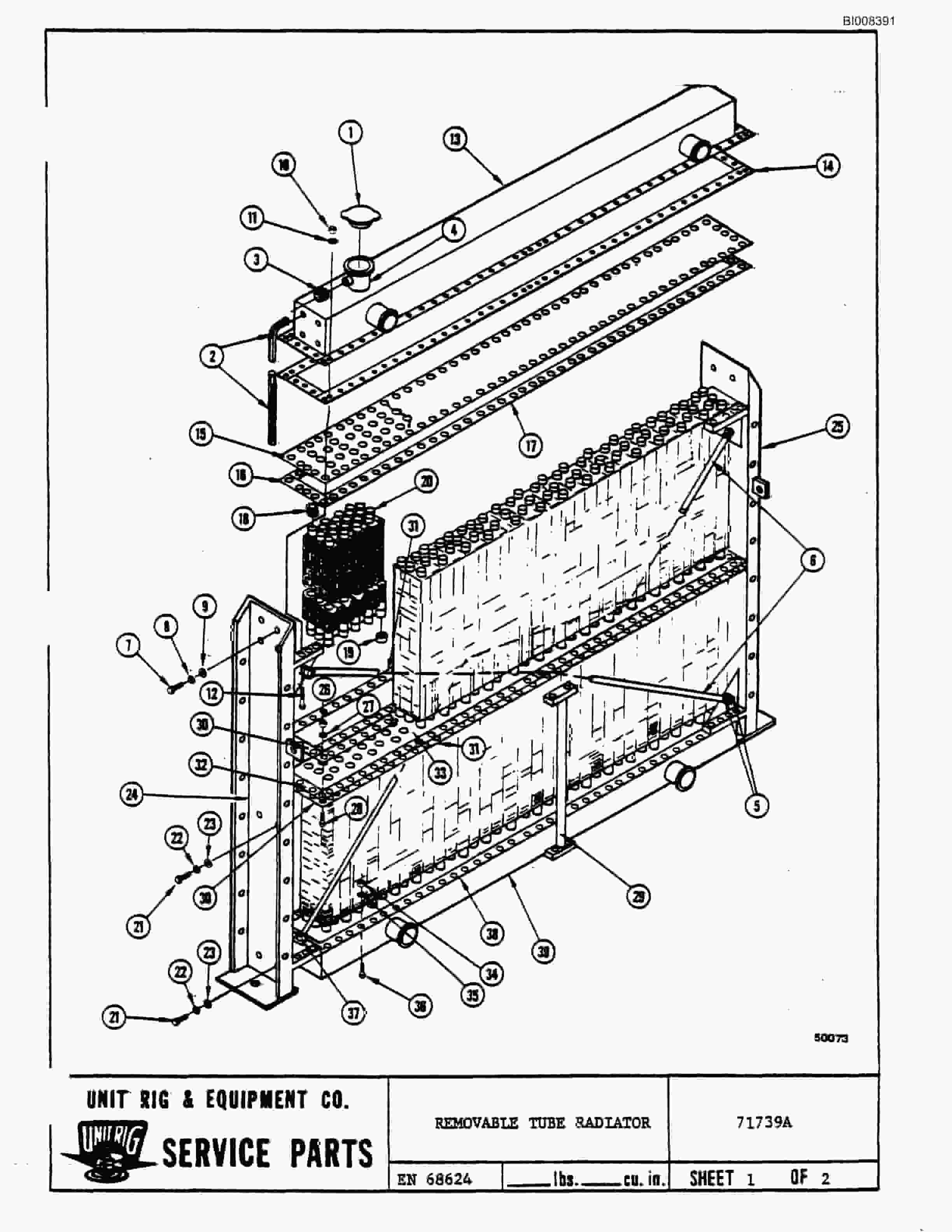 Bucyrus Mark 36 Illustrated Parts Catalog BI008391-4
