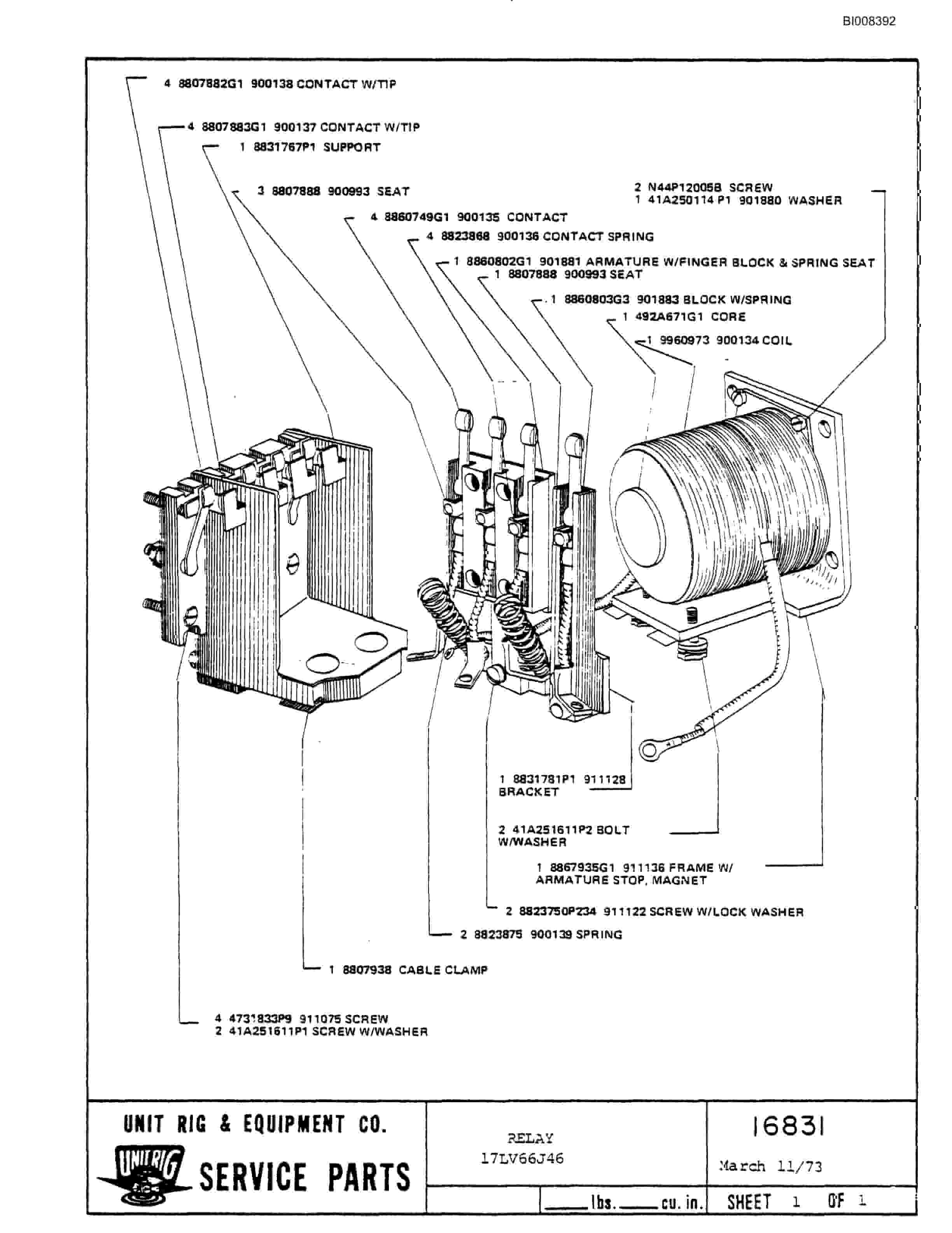 Bucyrus Mark 36 Illustrated Parts Catalog BI008392-3