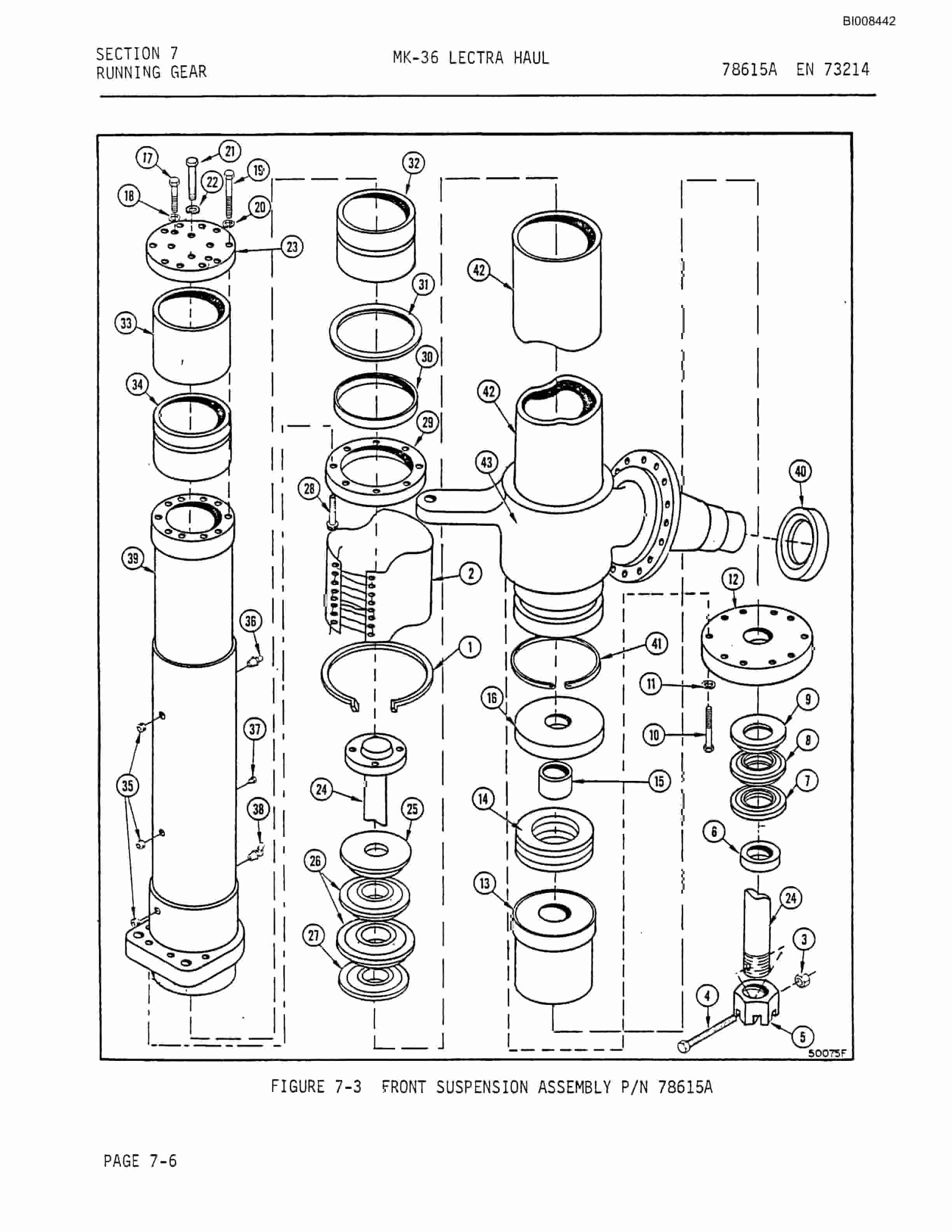 Bucyrus Mark 36 Illustrated Parts Catalog BI008442-5