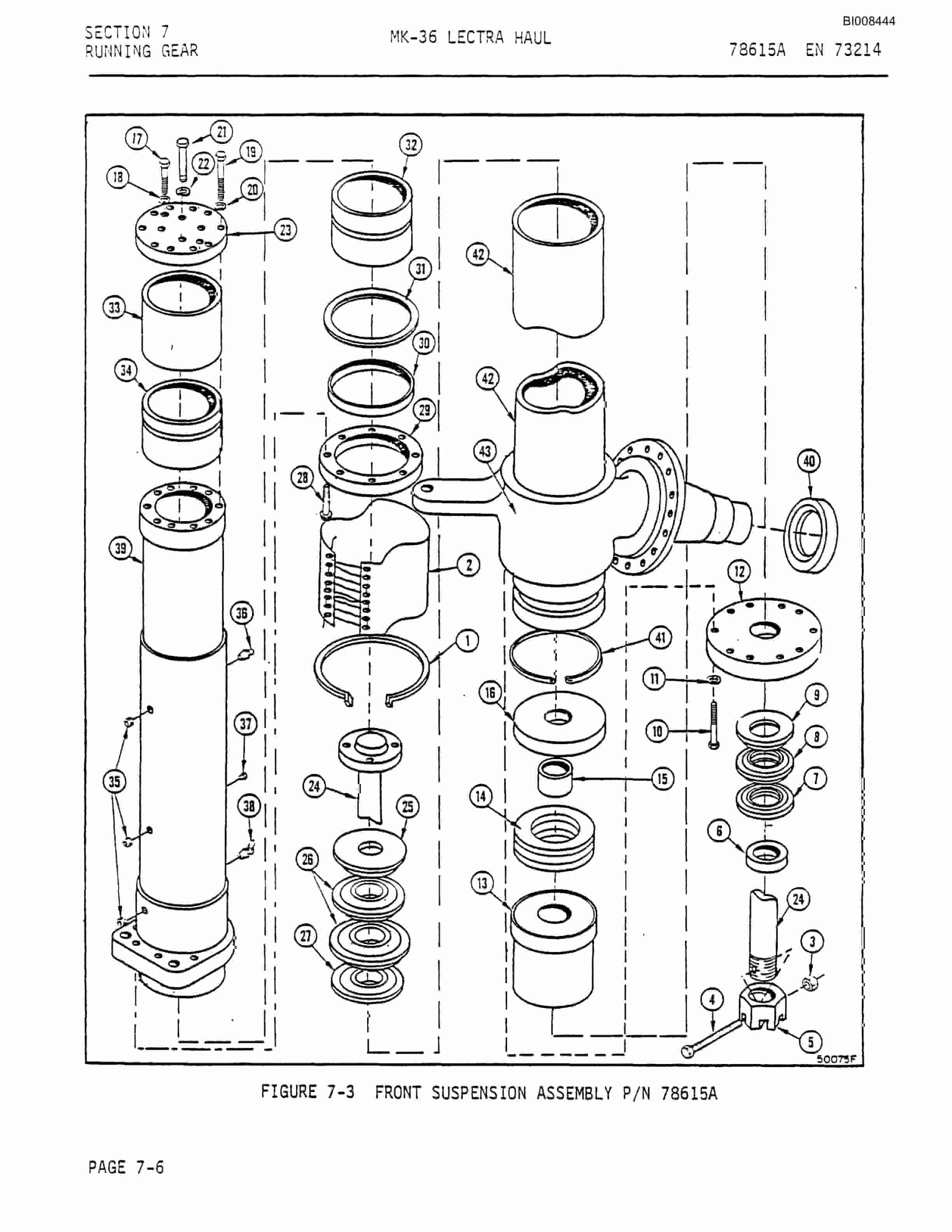 Bucyrus Mark 36 Illustrated Parts Catalog BI008444-5