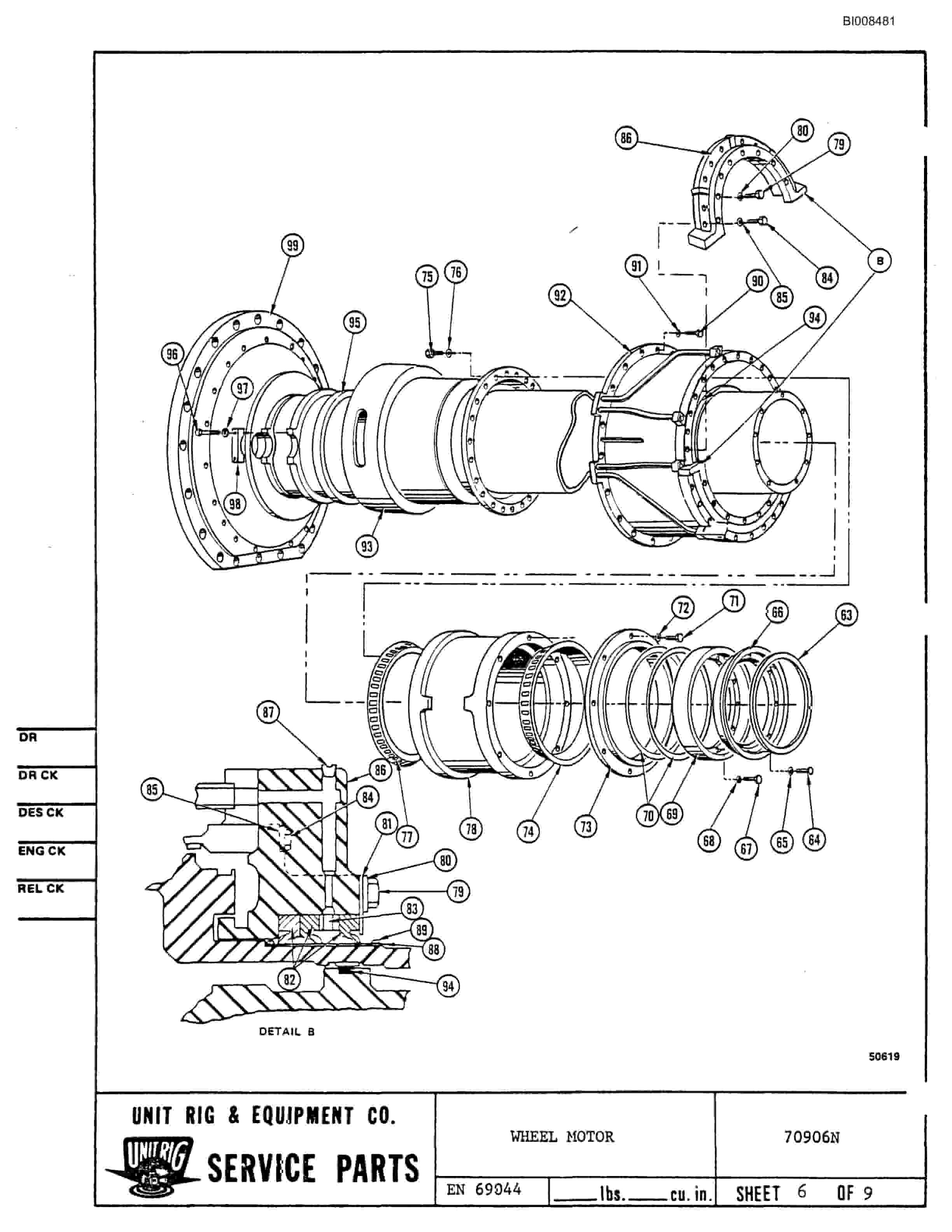 Bucyrus Mark 36 Illustrated Parts Catalog BI008481-4
