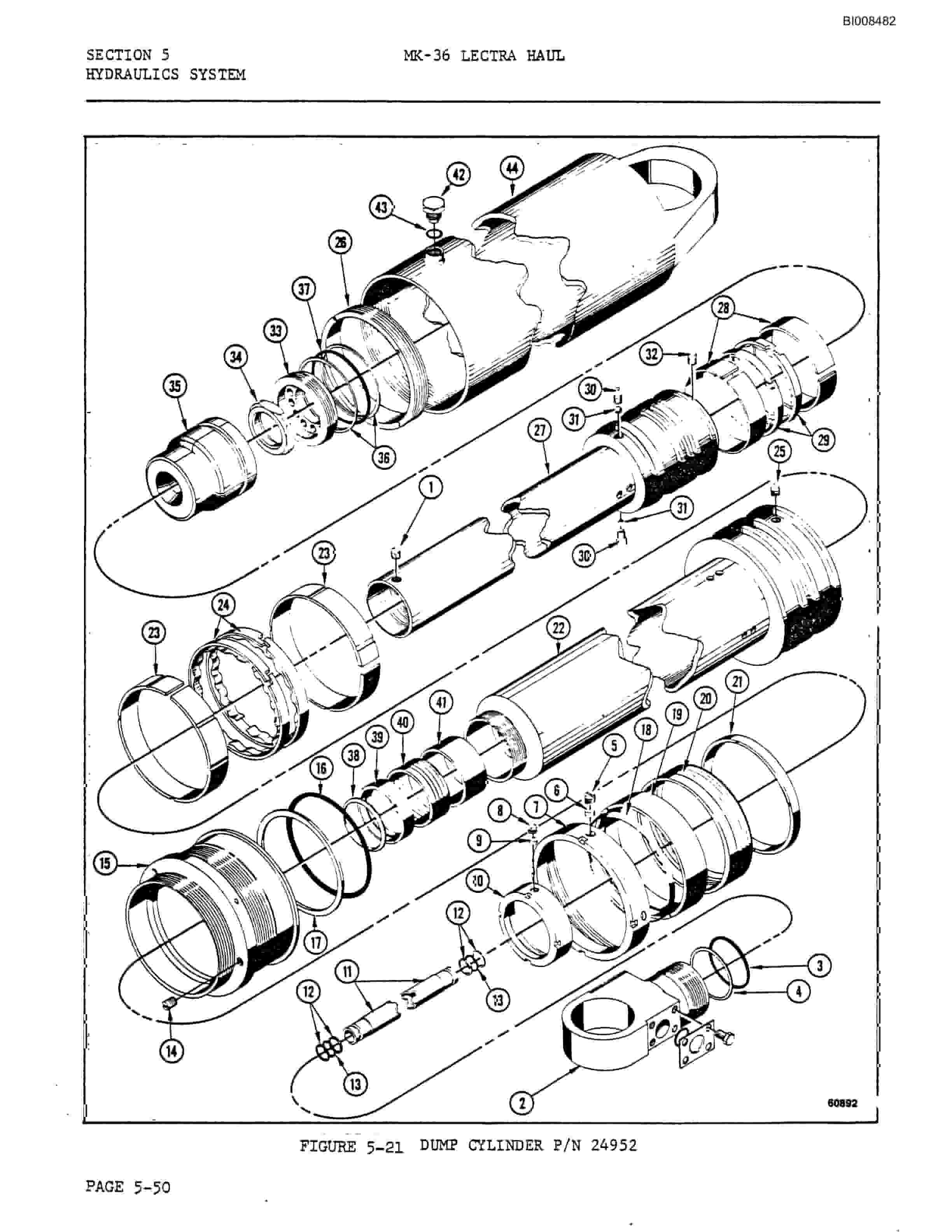 Bucyrus Mark 36 Illustrated Parts Catalog BI008482-3