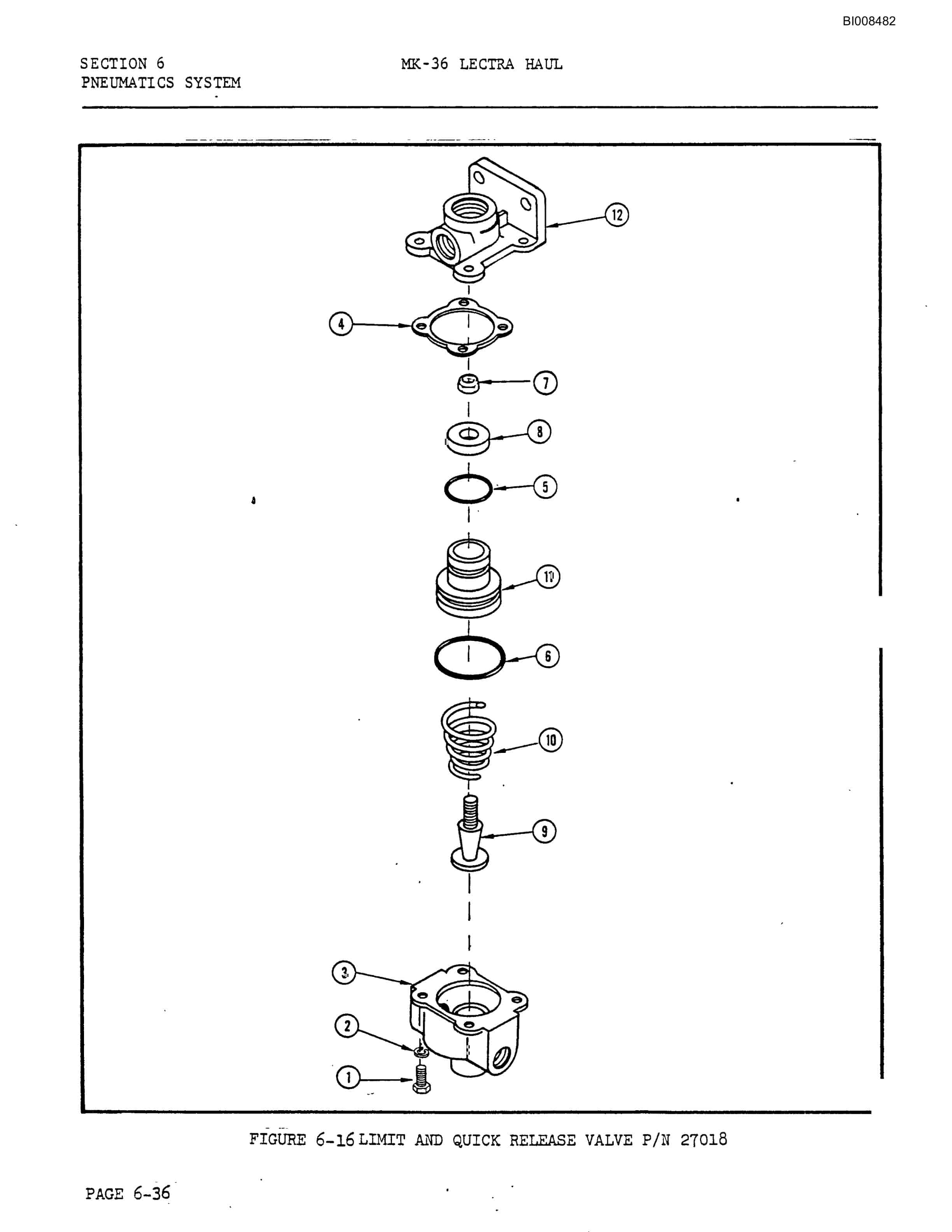 Bucyrus Mark 36 Illustrated Parts Catalog BI008482-4