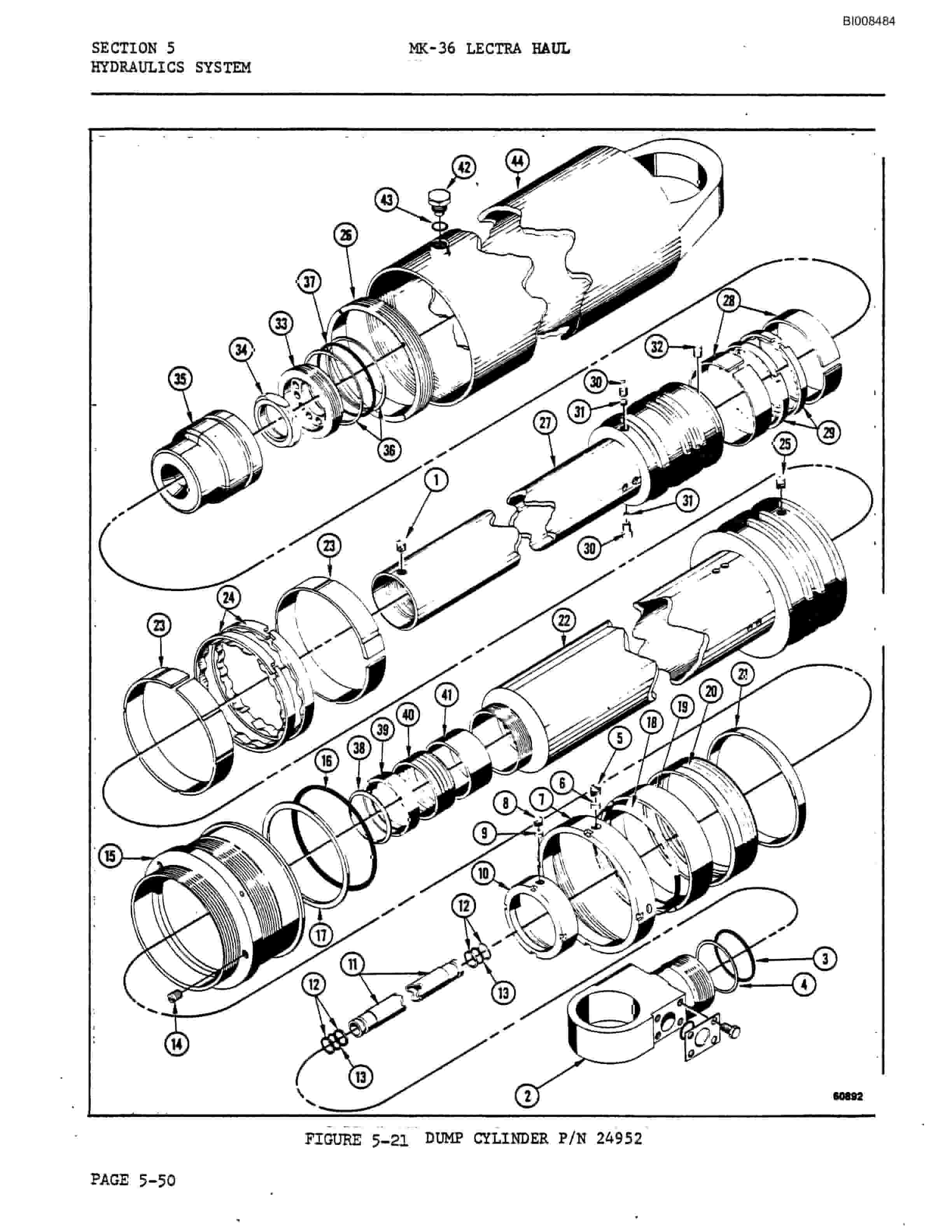 Bucyrus Mark 36 Illustrated Parts Catalog BI008484-3
