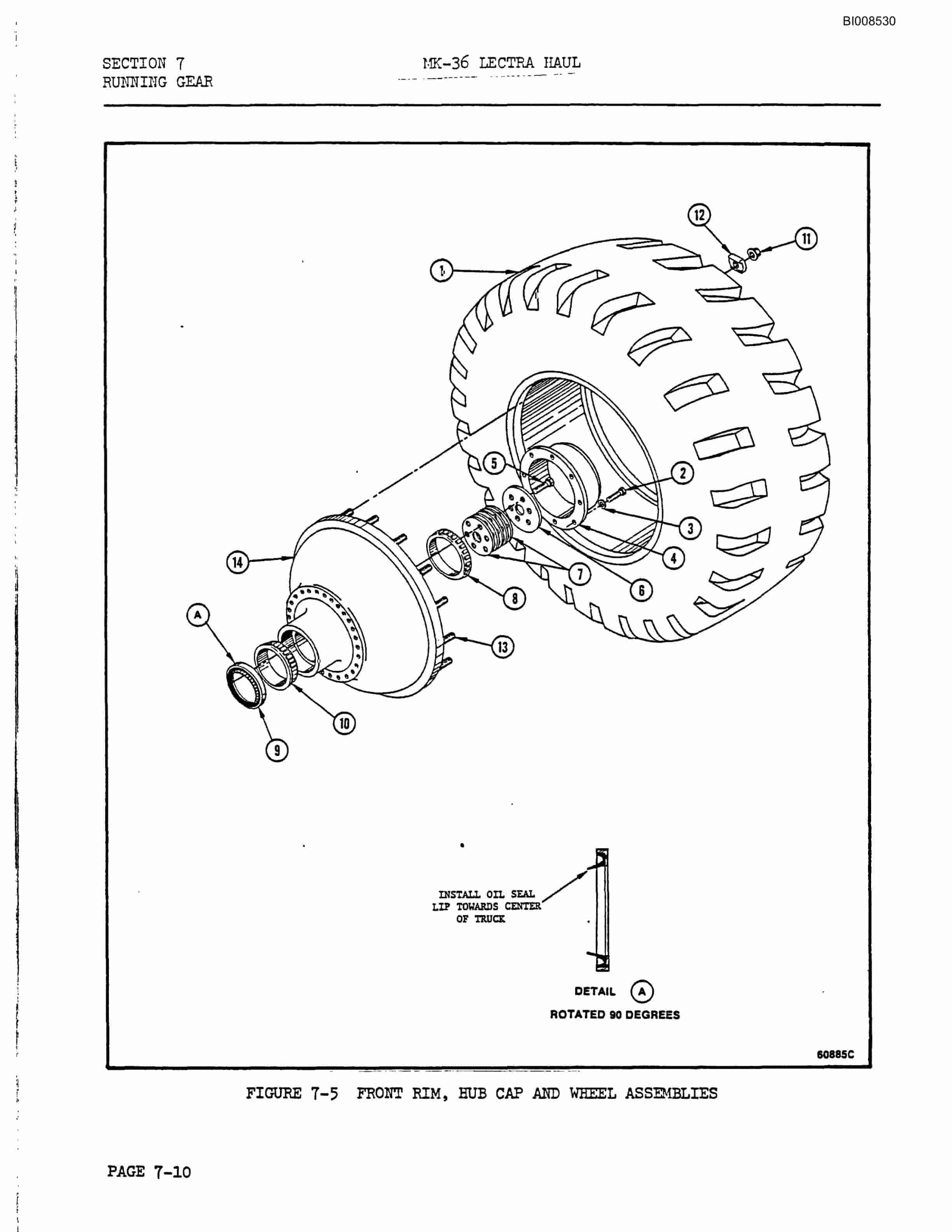 Bucyrus Mark 36 Illustrated Parts Catalog BI008530-5
