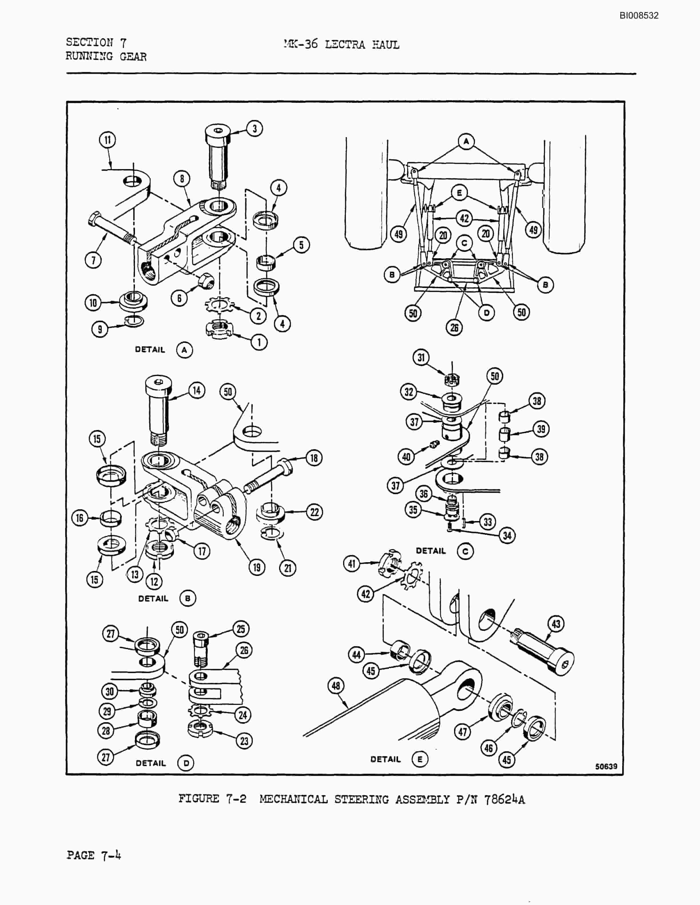 Bucyrus Mark 36 Illustrated Parts Catalog BI008532-4