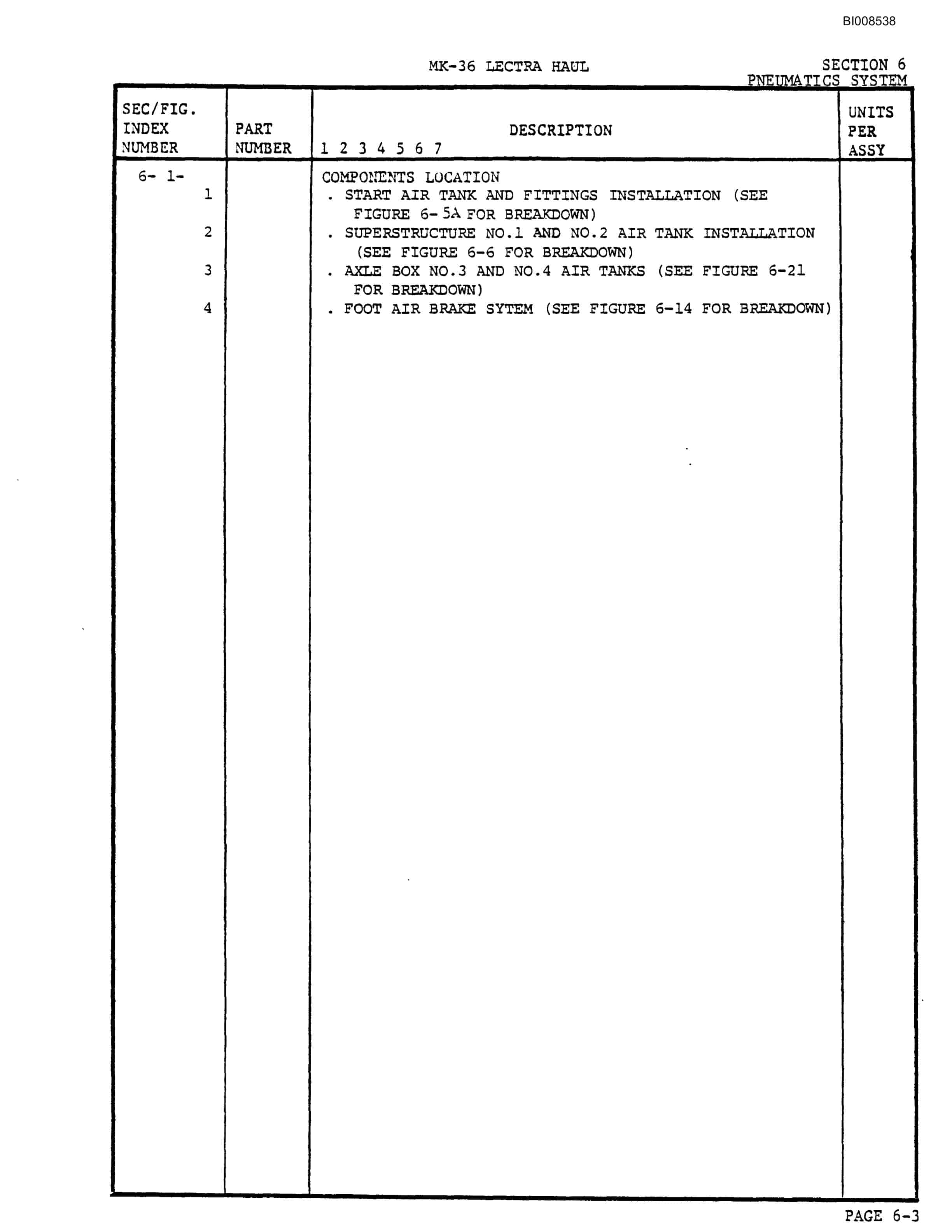 Bucyrus Mark 36 Illustrated Parts Catalog BI008538-3
