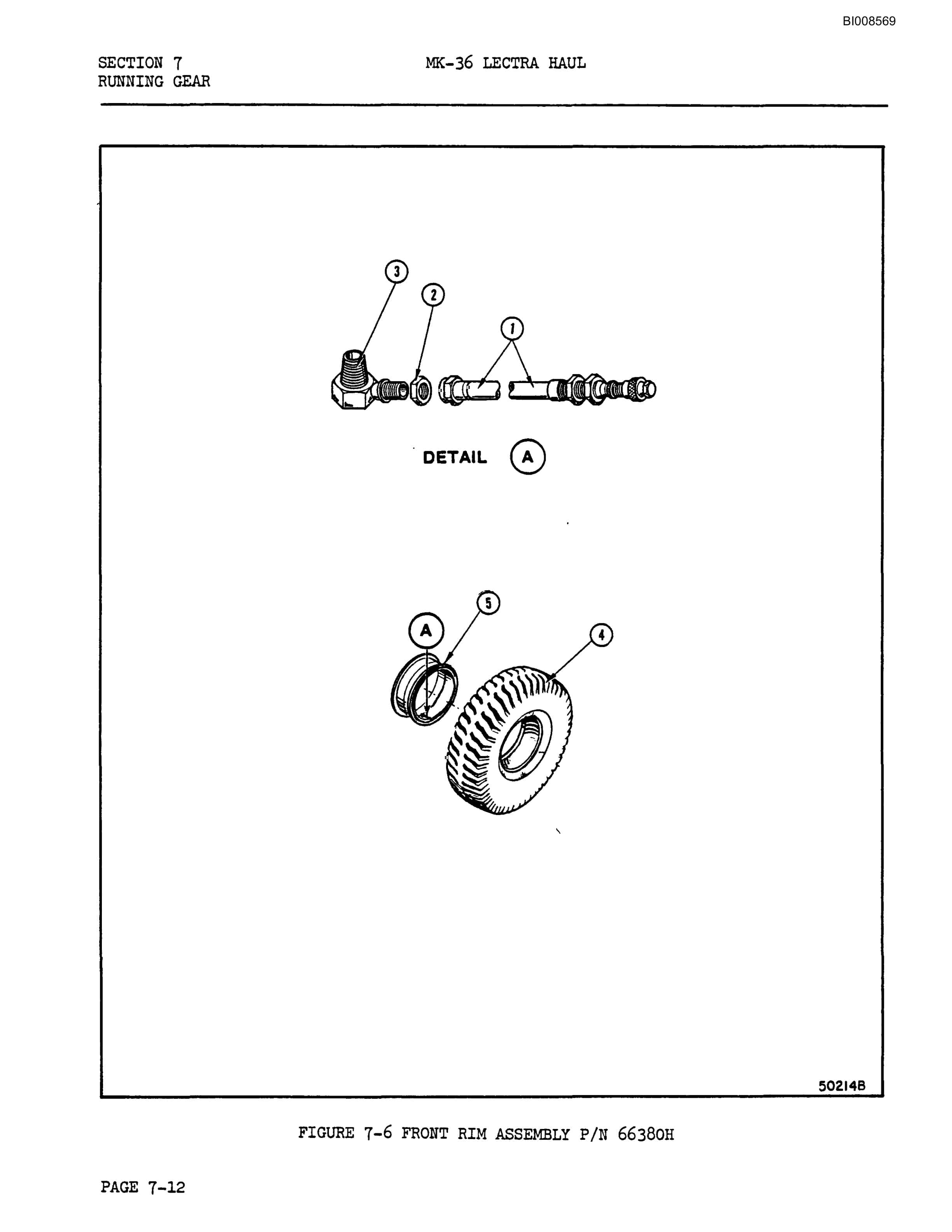 Bucyrus Mark 36 Illustrated Parts Catalog BI008569-5