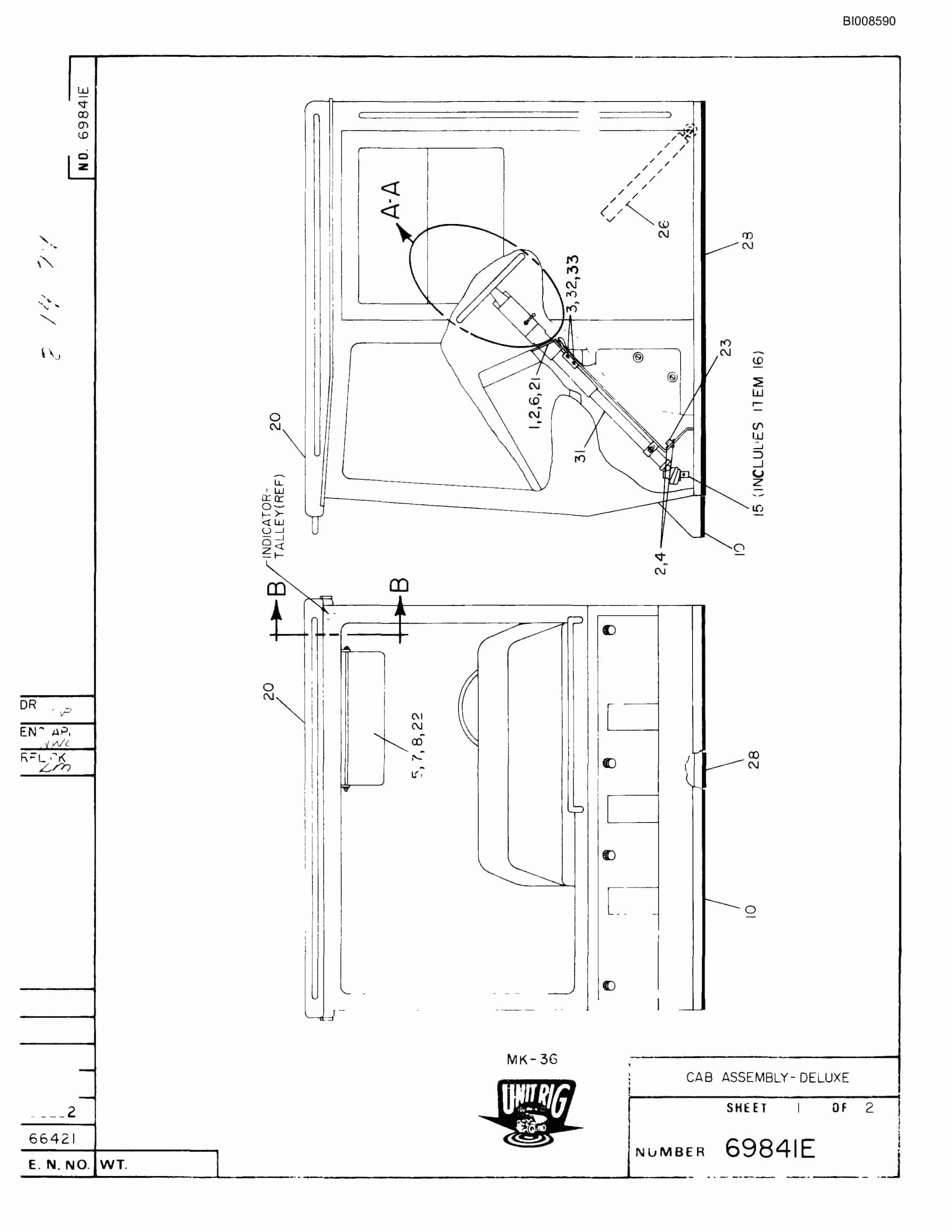 Bucyrus Mark 36 Illustrated Parts Catalog BI008590-2