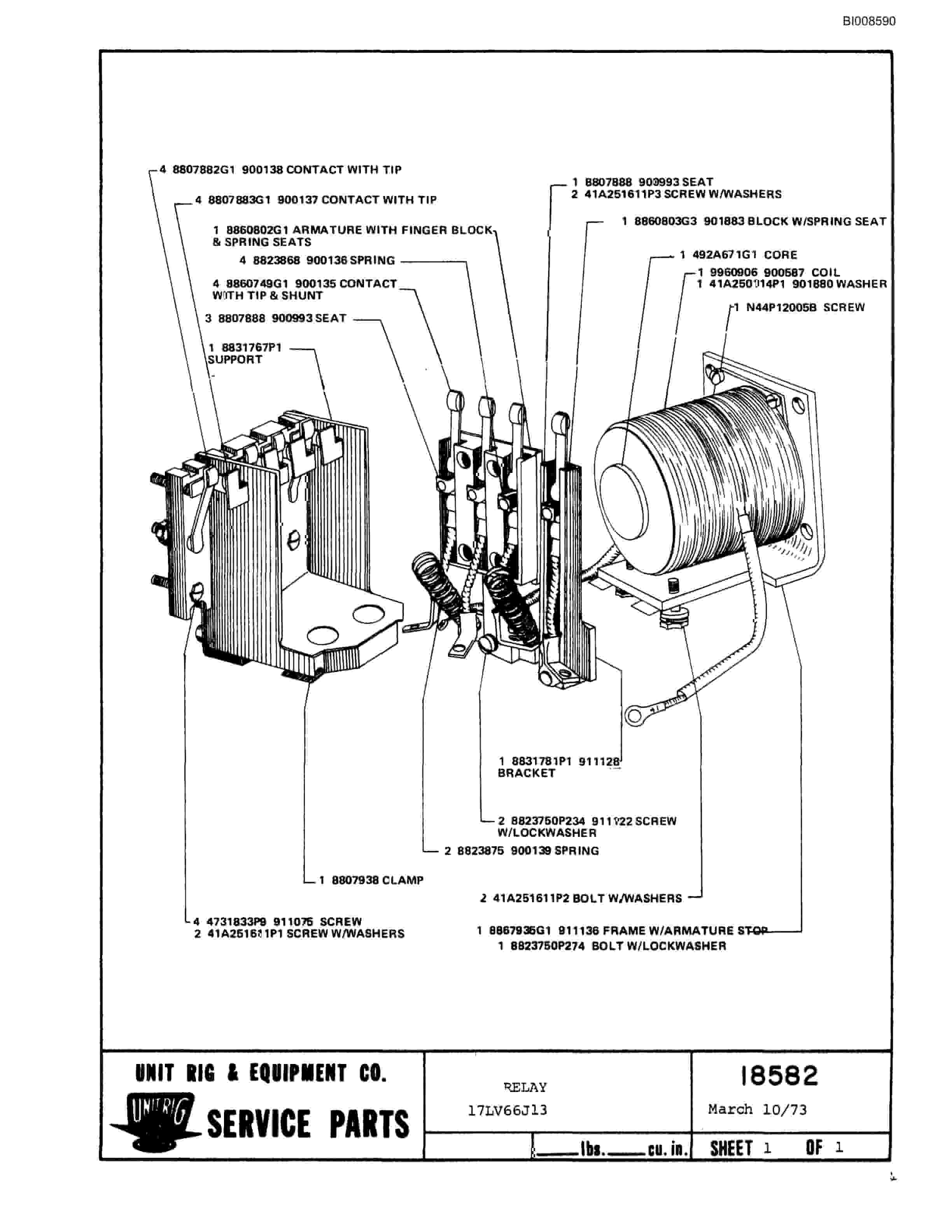 Bucyrus Mark 36 Illustrated Parts Catalog BI008590-3